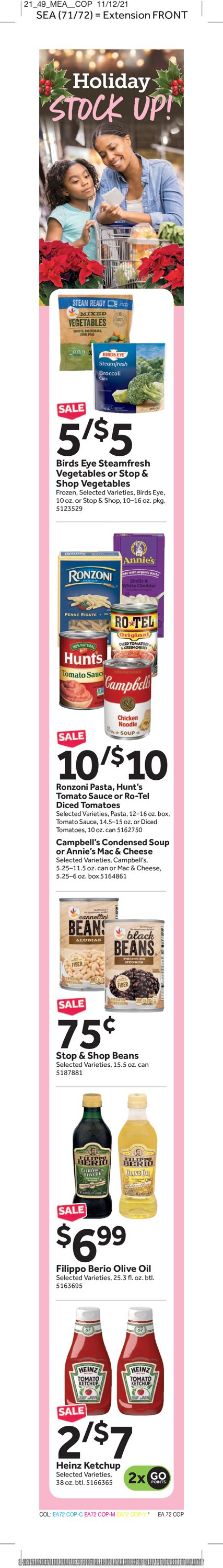 Catalogue Stop and Shop from 12/03/2021