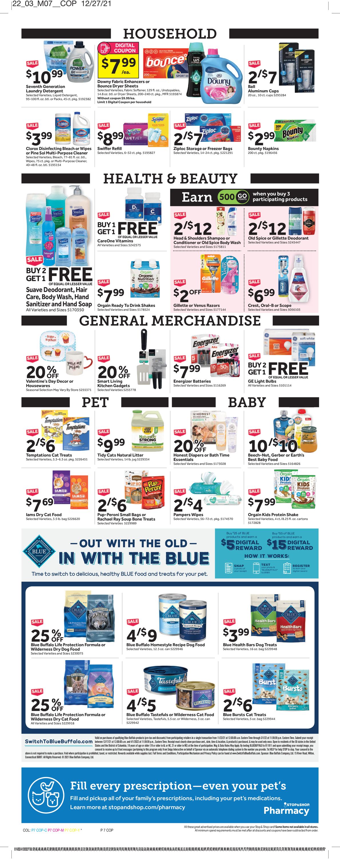 Catalogue Stop and Shop from 01/14/2022