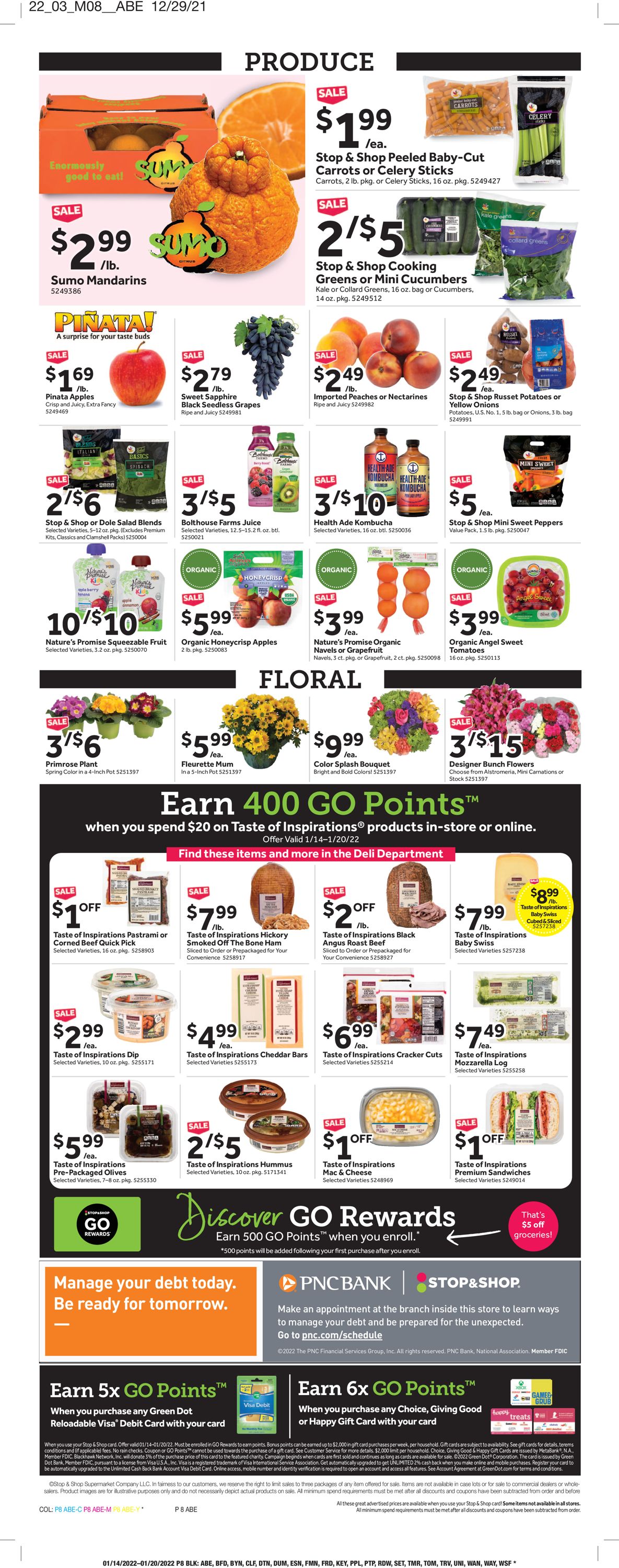 Catalogue Stop and Shop from 01/14/2022