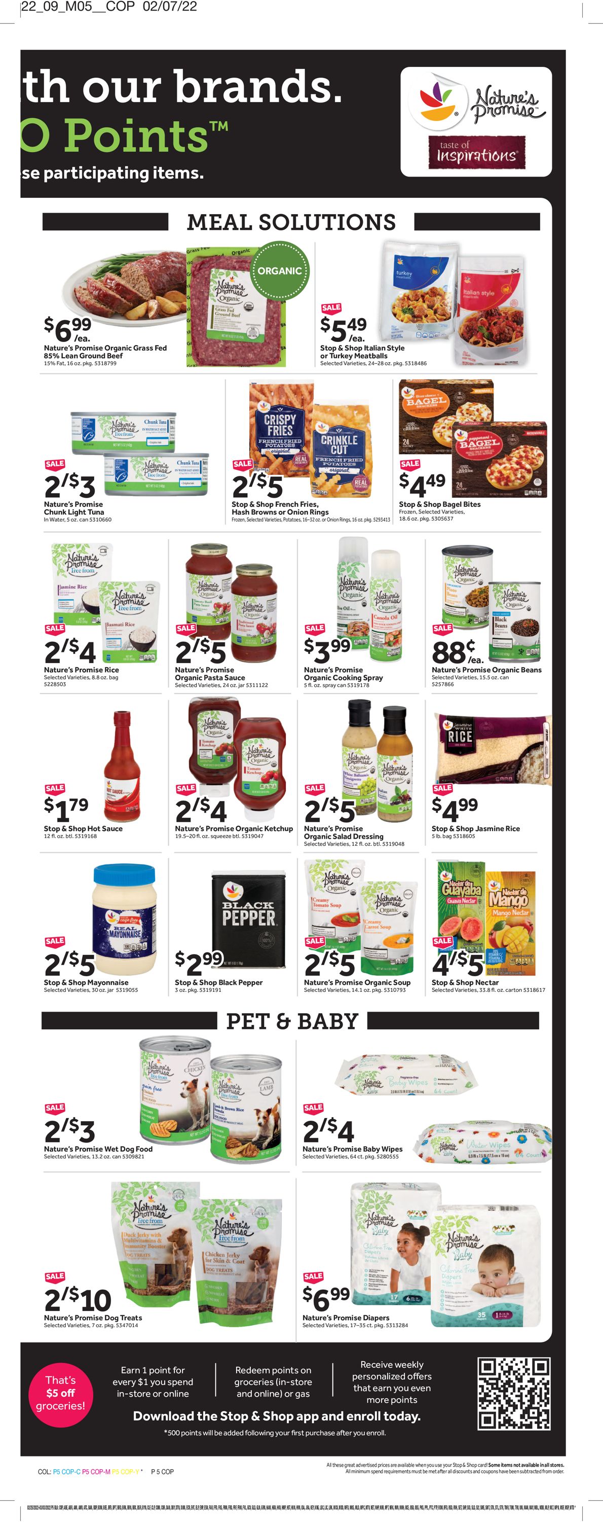 Catalogue Stop and Shop from 02/25/2022