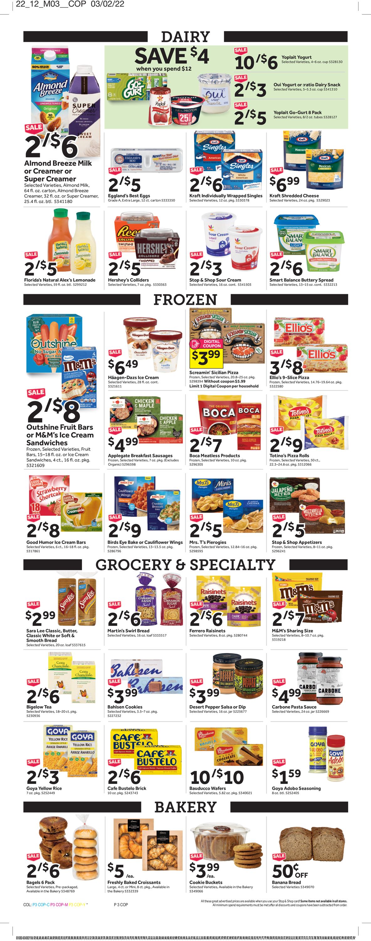 Catalogue Stop and Shop from 03/18/2022