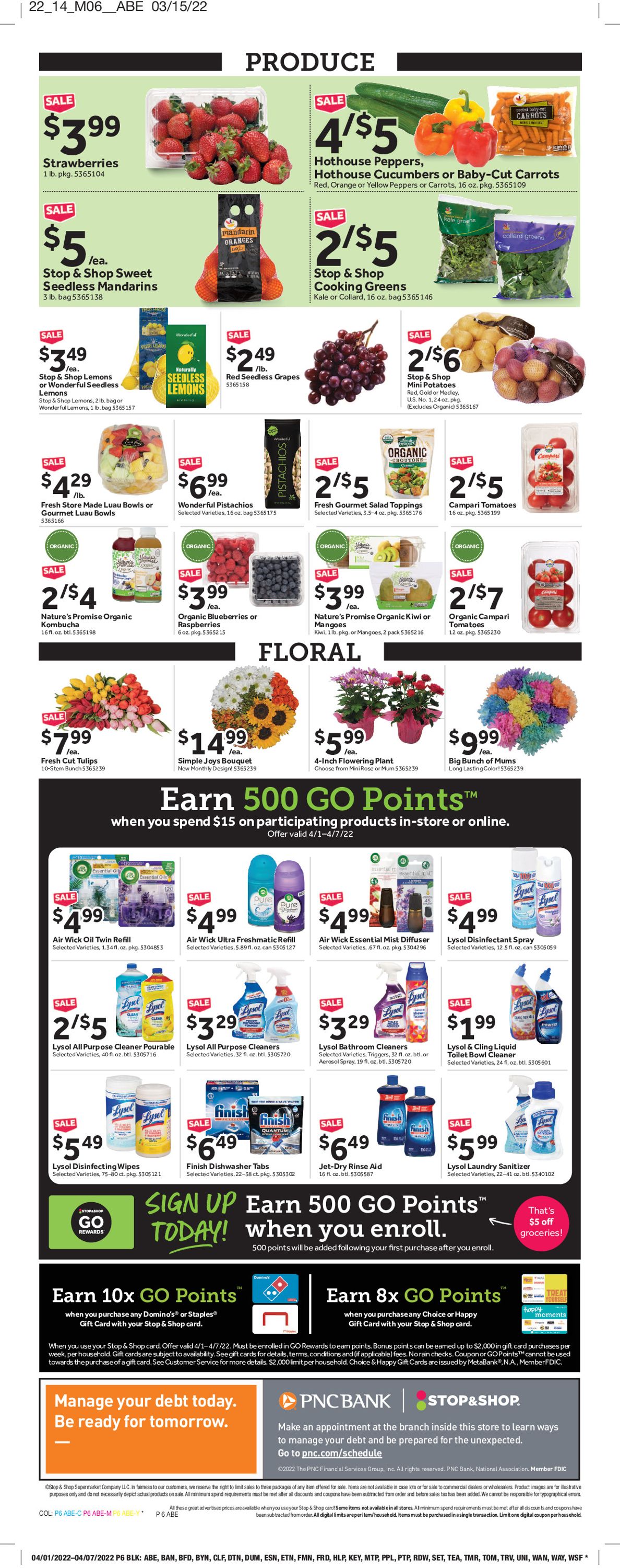 Catalogue Stop and Shop from 04/01/2022