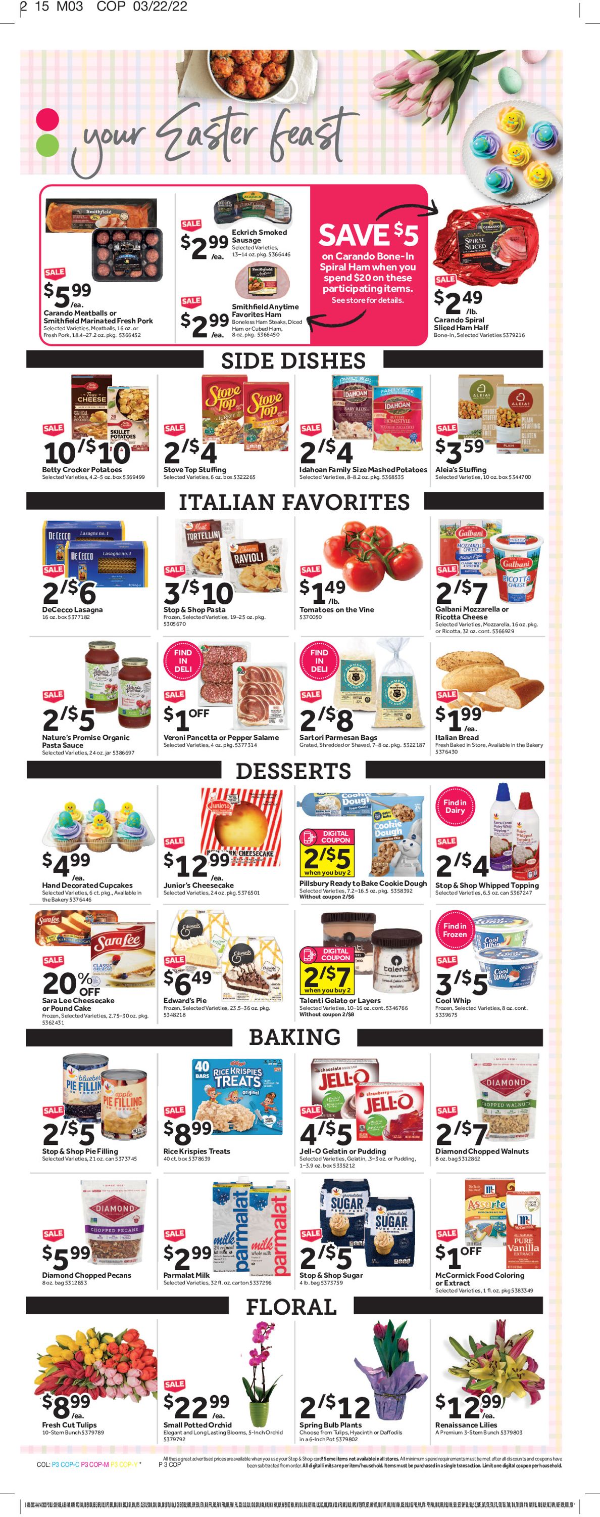Stop and Shop EASTER 2022 Current weekly ad 04/08 04/14/2022 [5