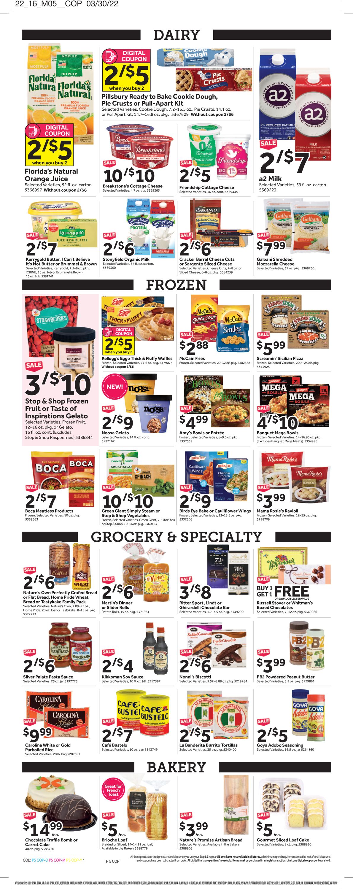 Catalogue Stop and Shop from 04/15/2022