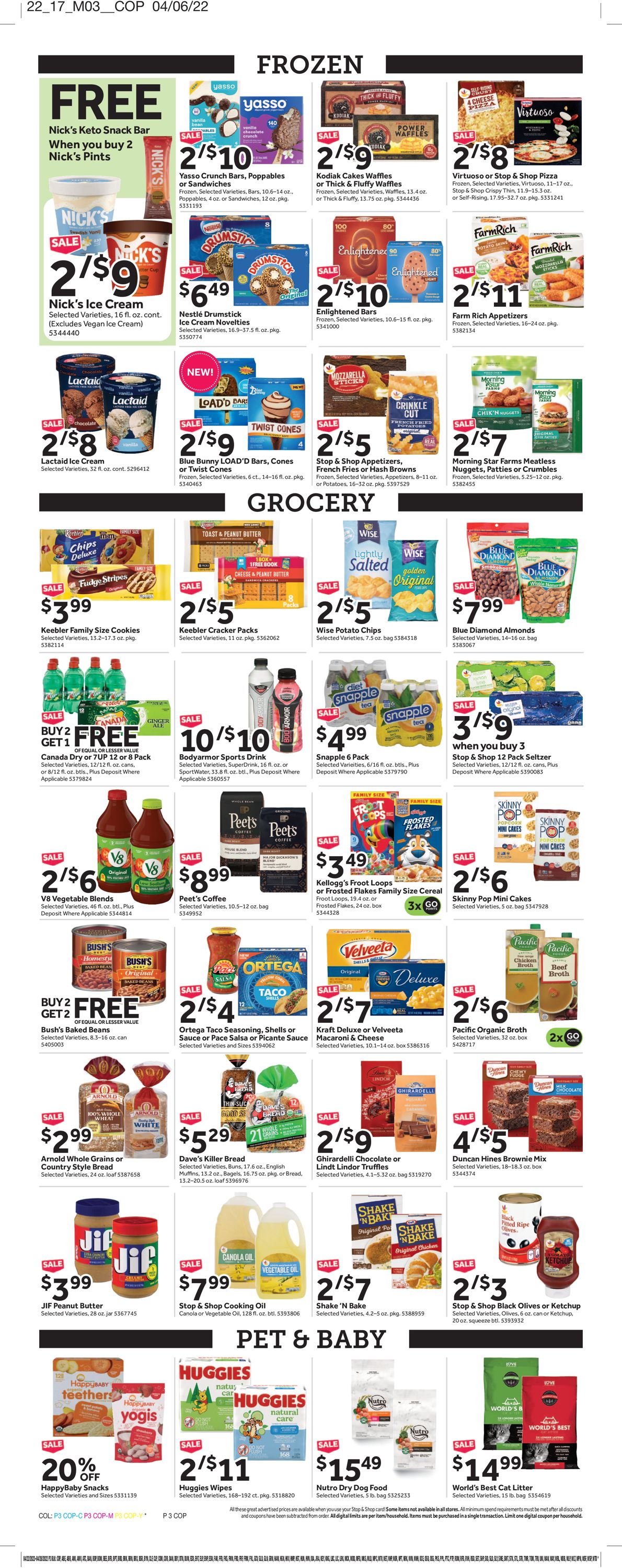 Catalogue Stop and Shop from 04/22/2022