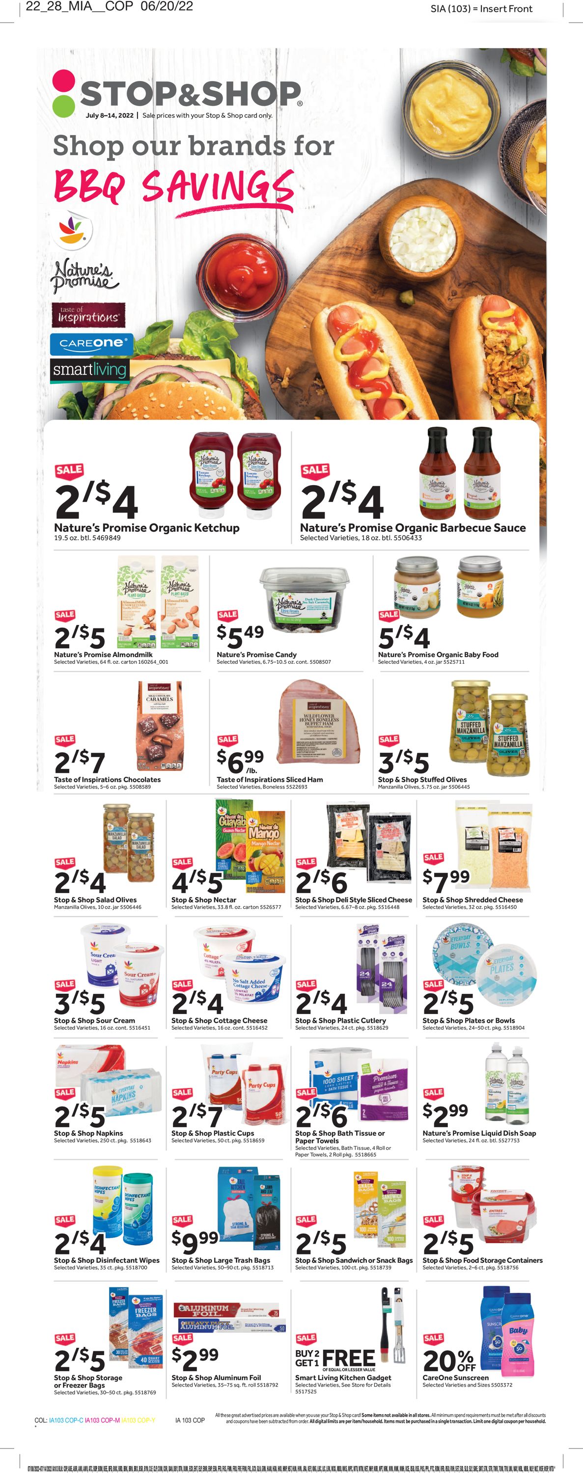 Catalogue Stop and Shop from 07/08/2022