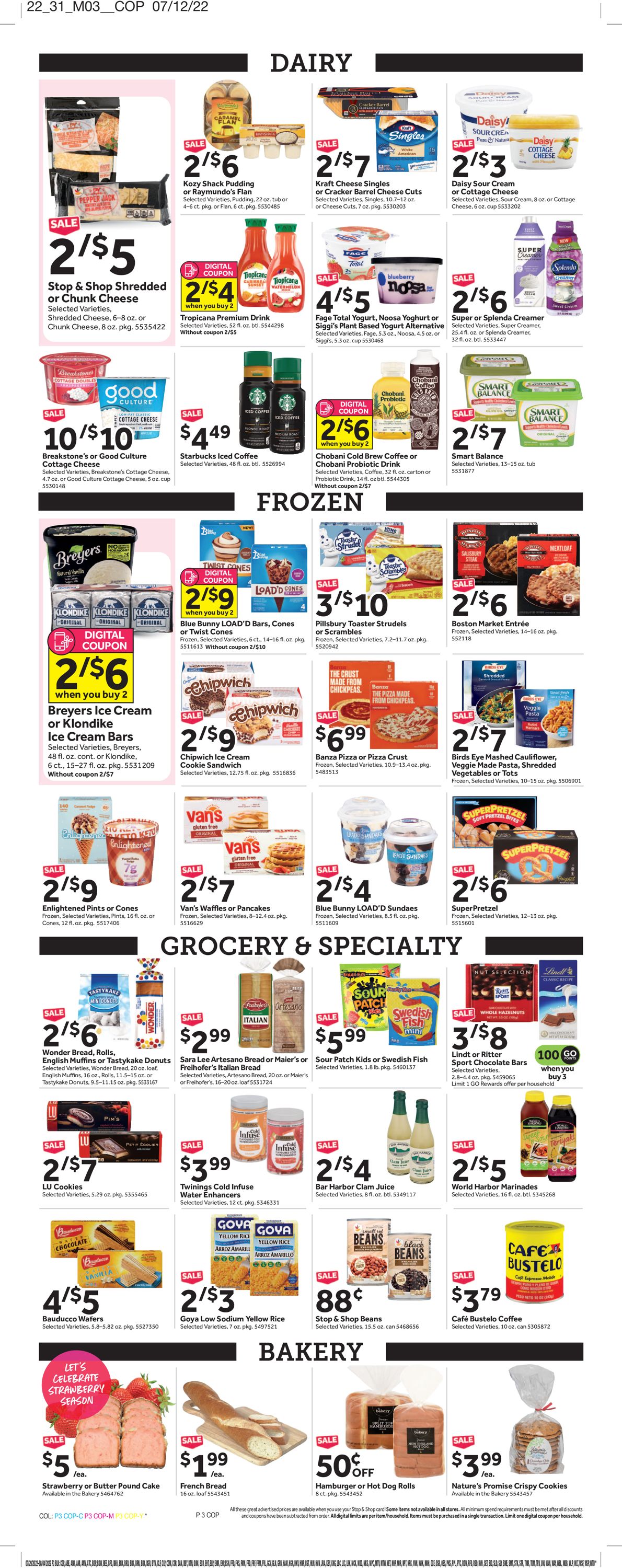 Catalogue Stop and Shop from 07/29/2022