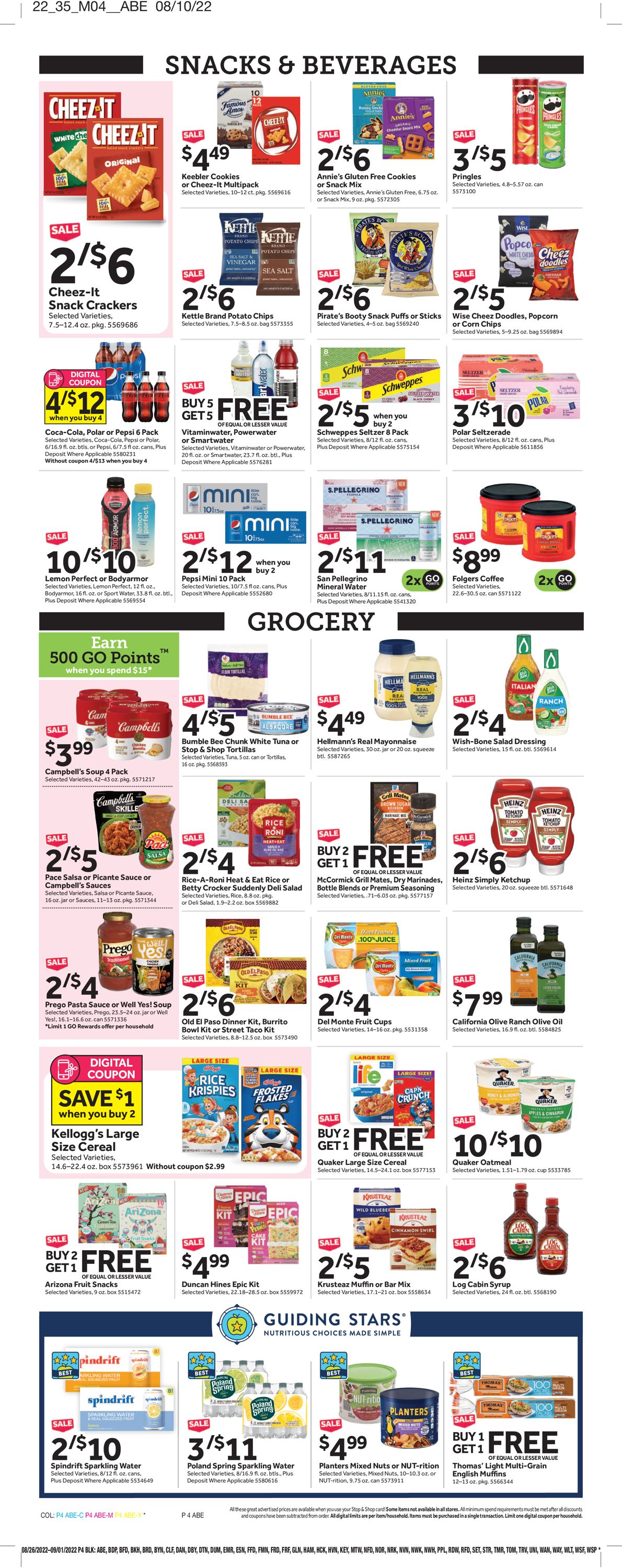 Catalogue Stop and Shop from 08/26/2022