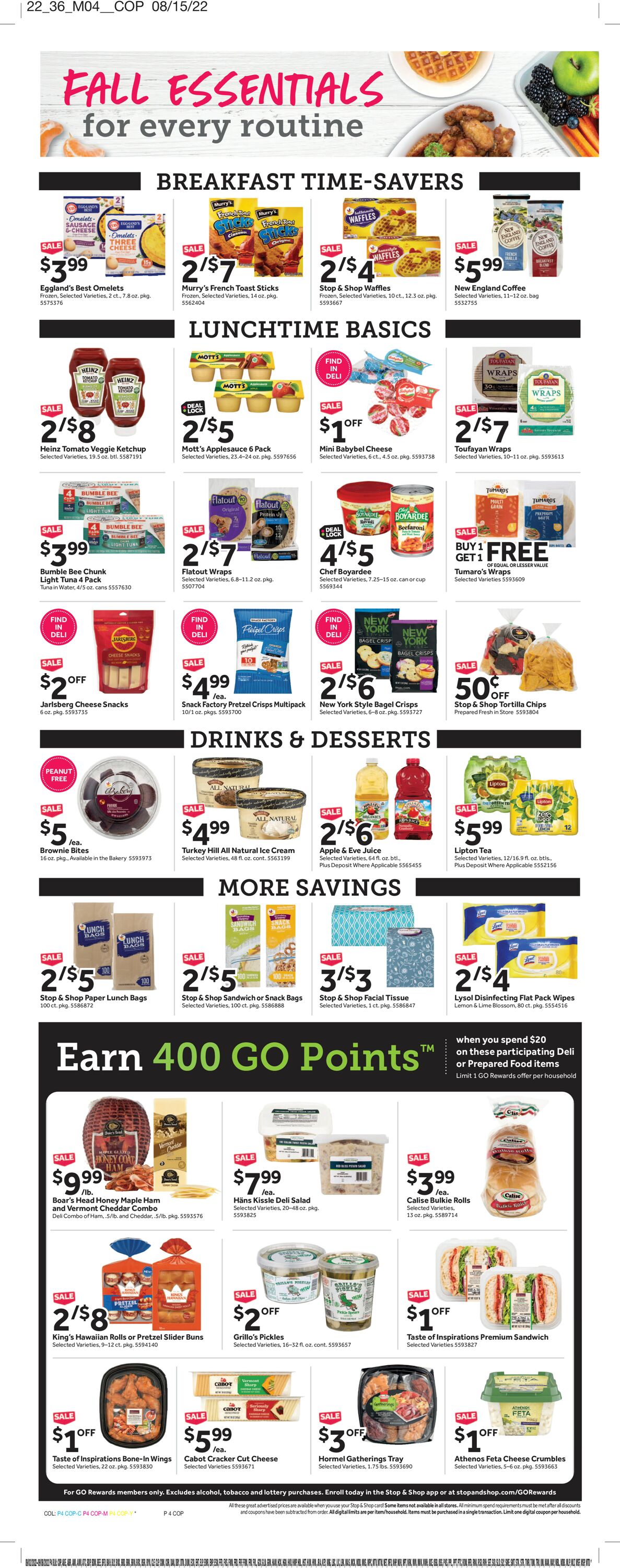 Catalogue Stop and Shop from 09/02/2022