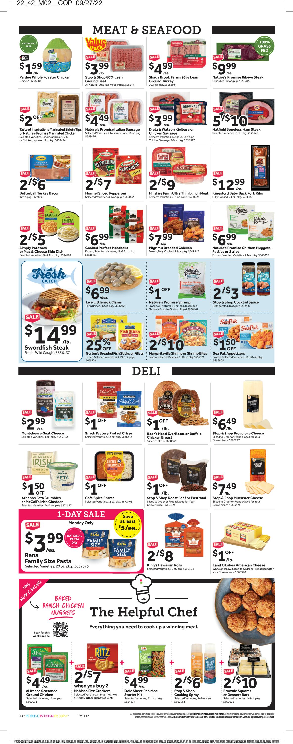 Catalogue Stop and Shop from 10/14/2022