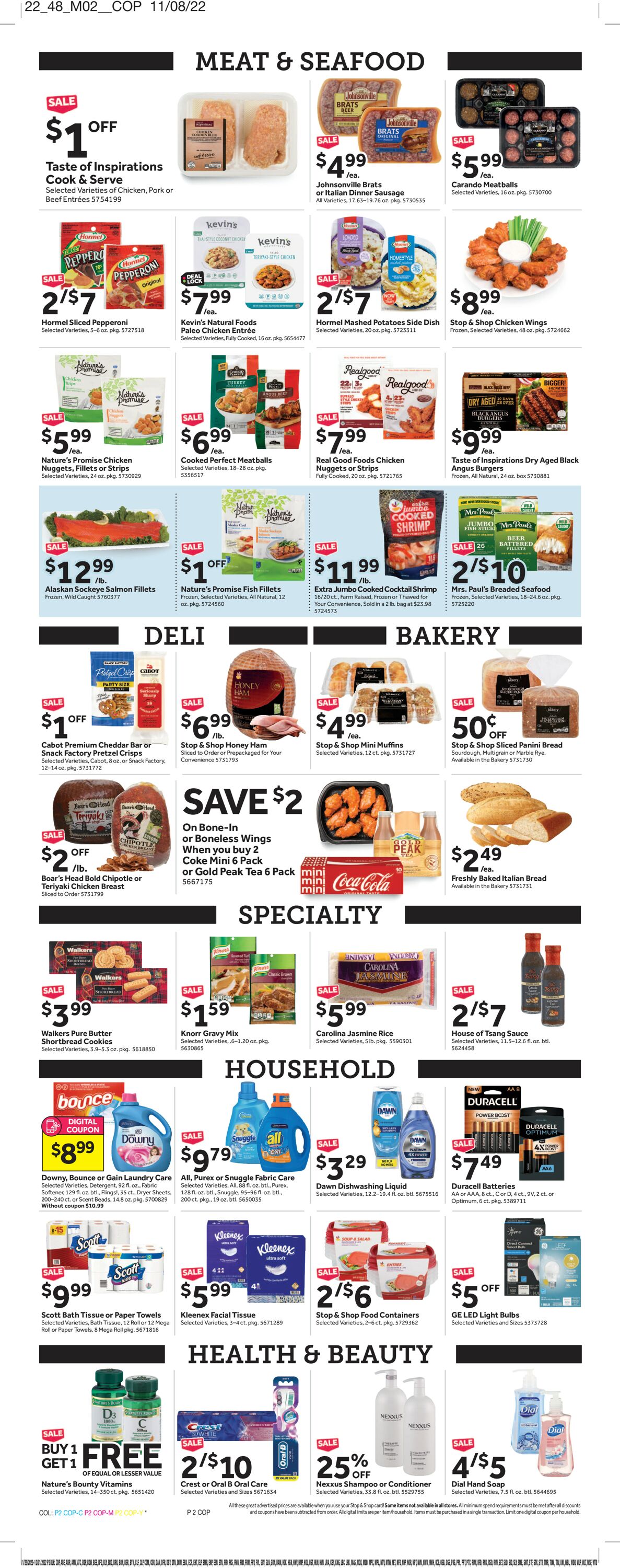 Catalogue Stop and Shop from 11/25/2022