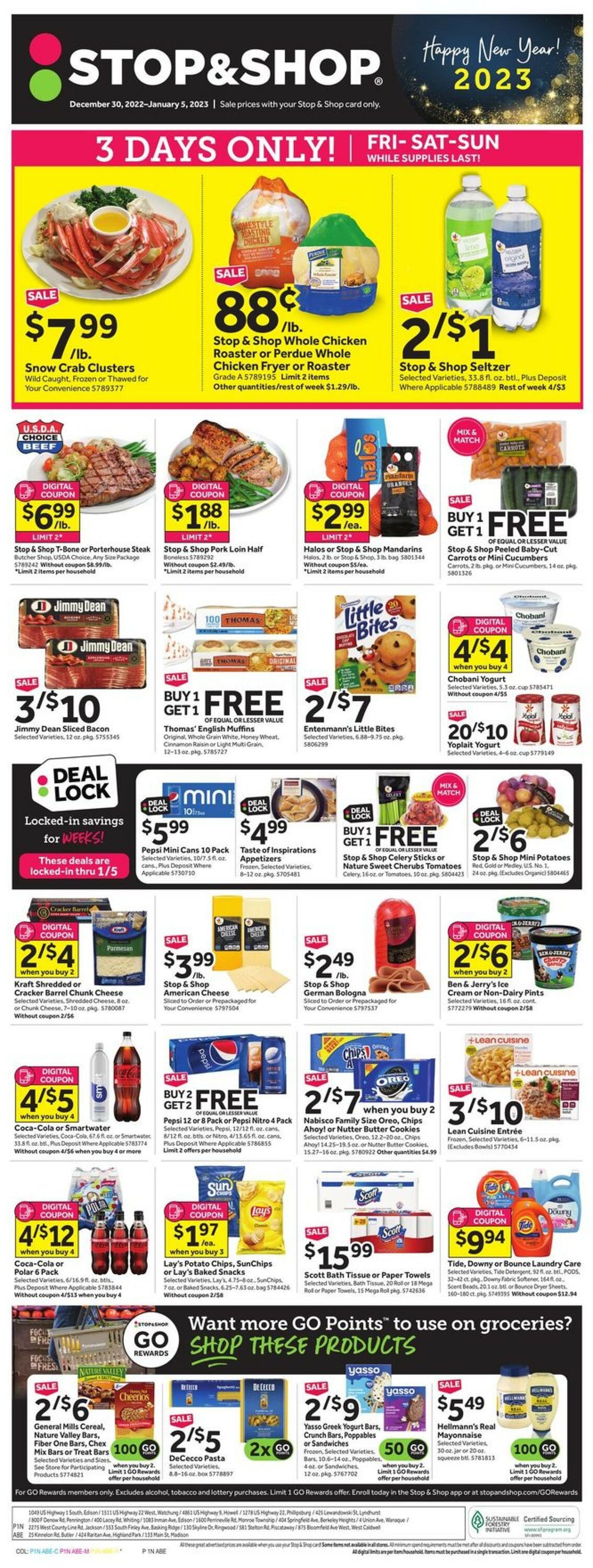 Catalogue Stop and Shop from 12/30/2022