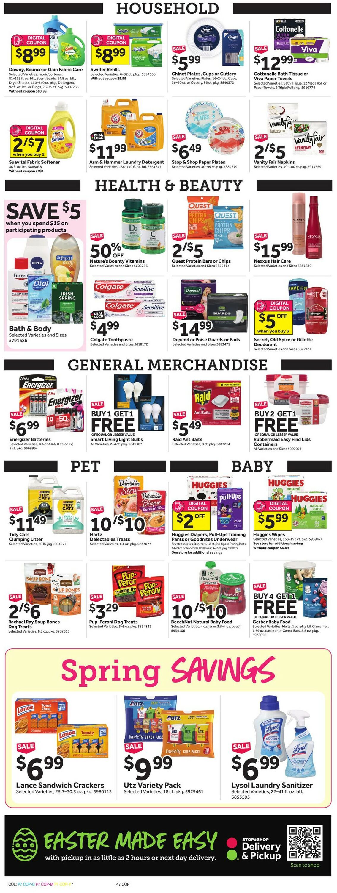 Catalogue Stop and Shop from 03/31/2023