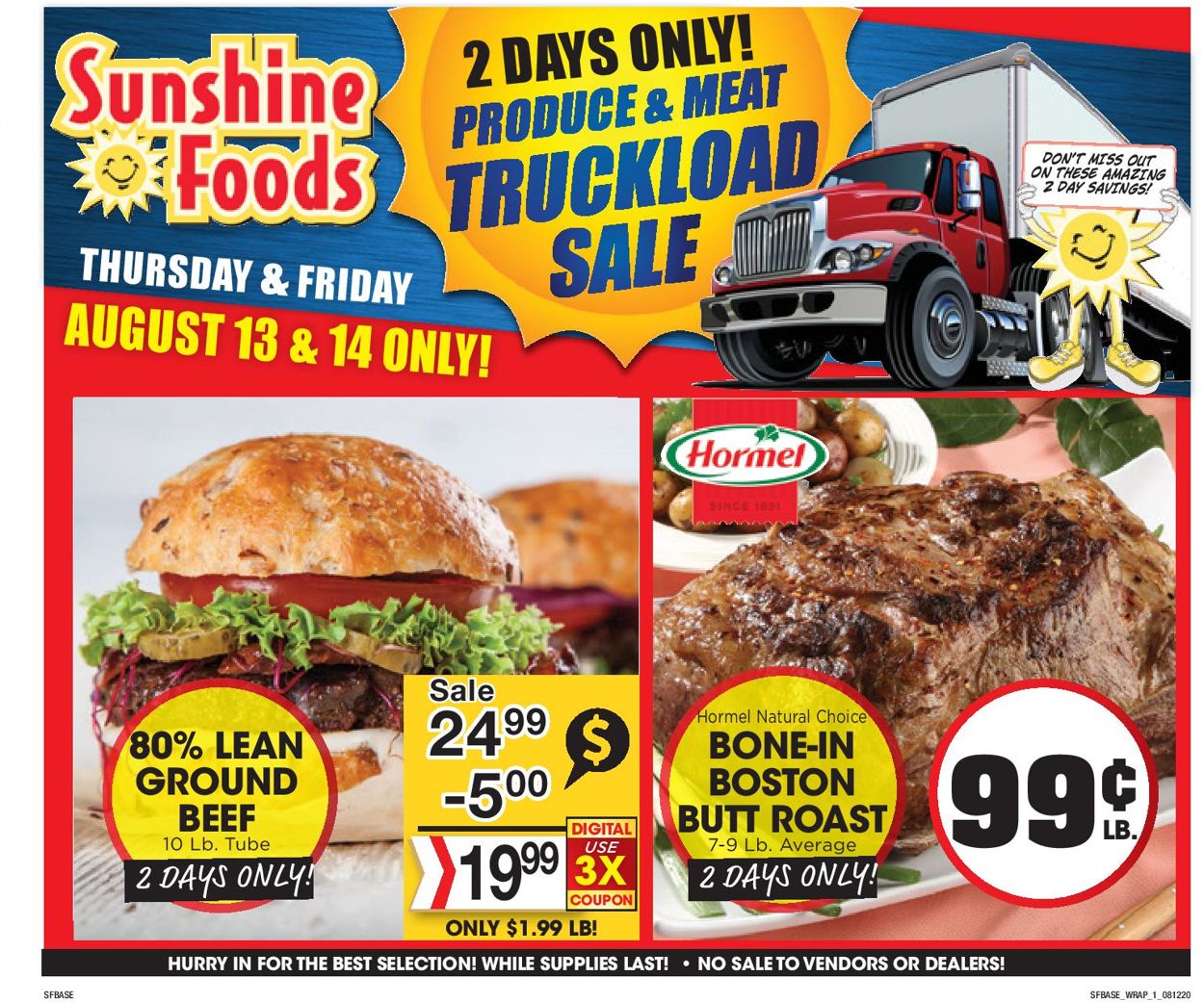 Catalogue Sunshine Foods from 08/12/2020