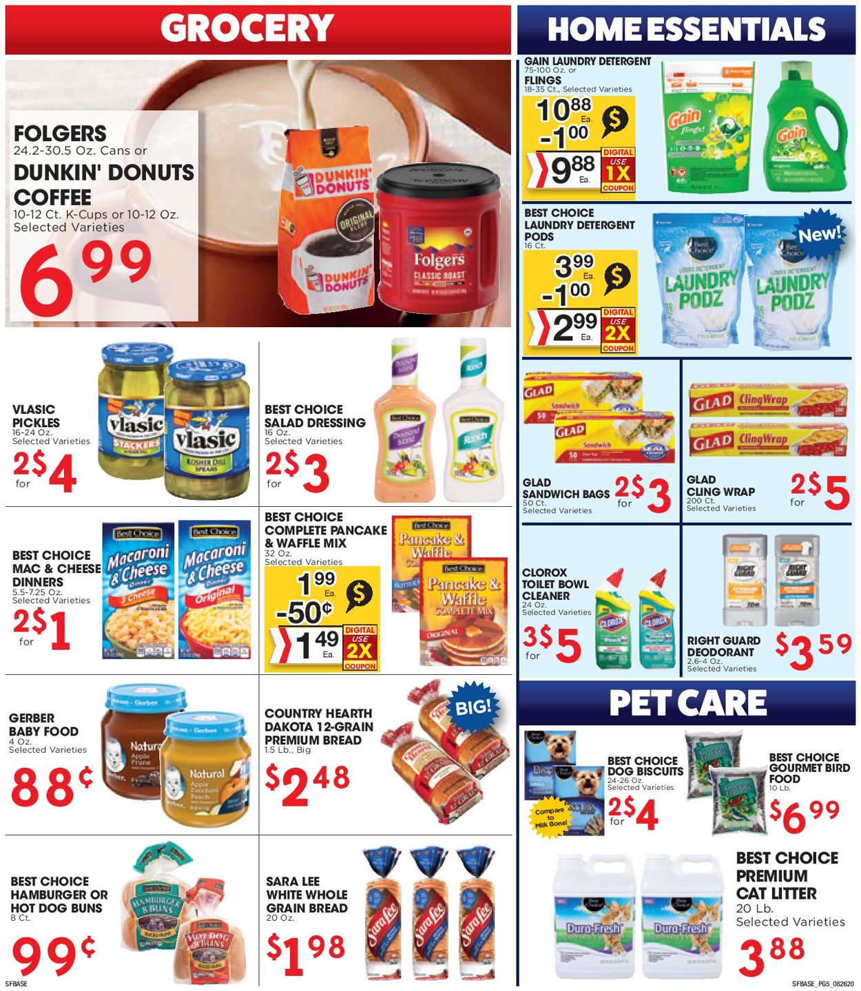 Catalogue Sunshine Foods from 08/26/2020