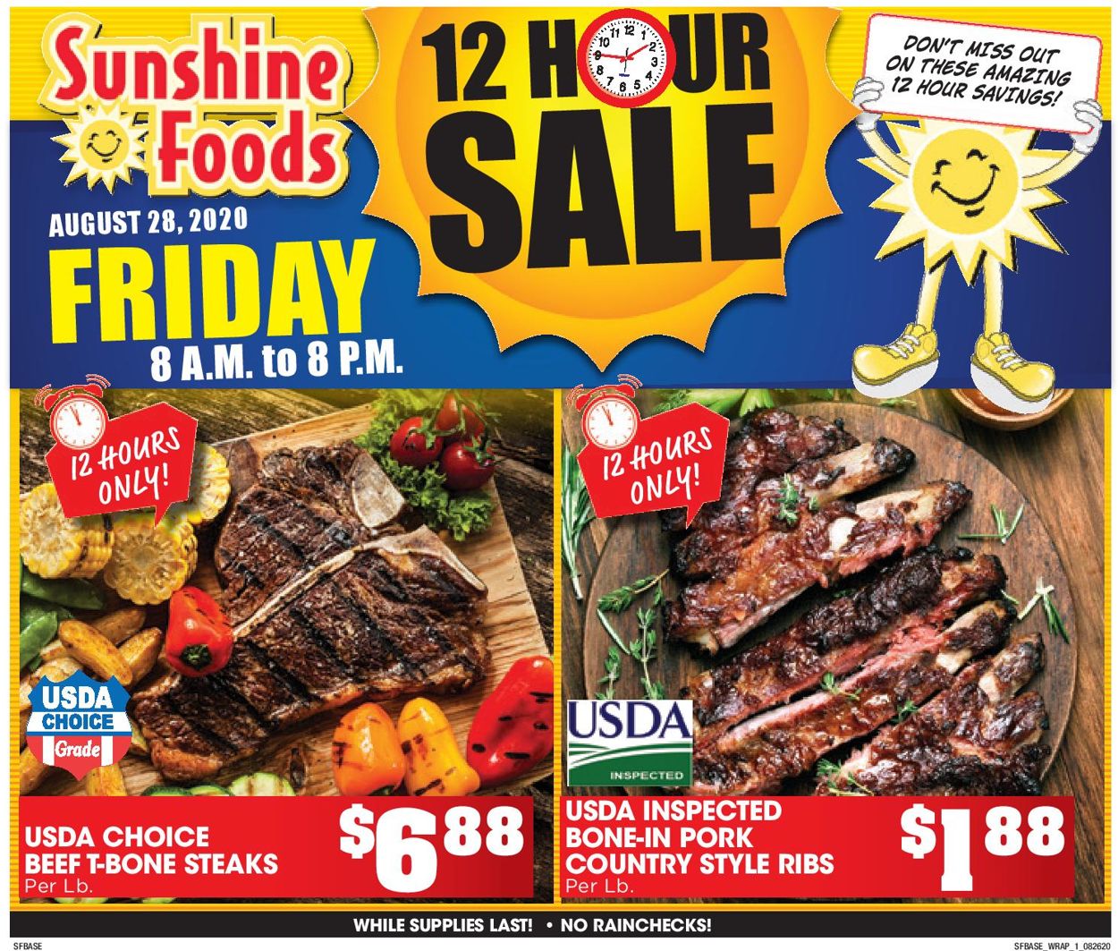 Catalogue Sunshine Foods from 08/26/2020