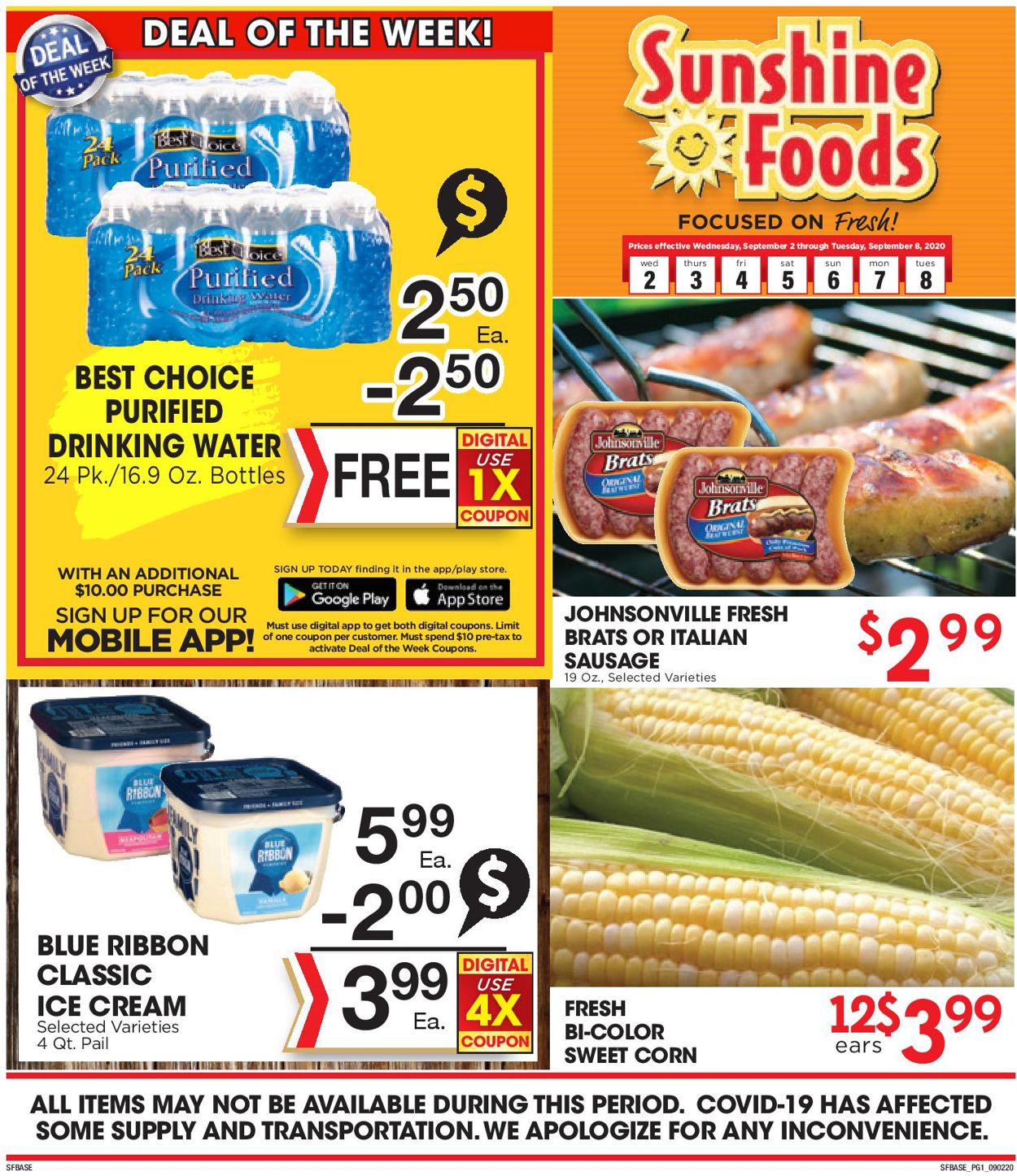 Catalogue Sunshine Foods from 09/02/2020