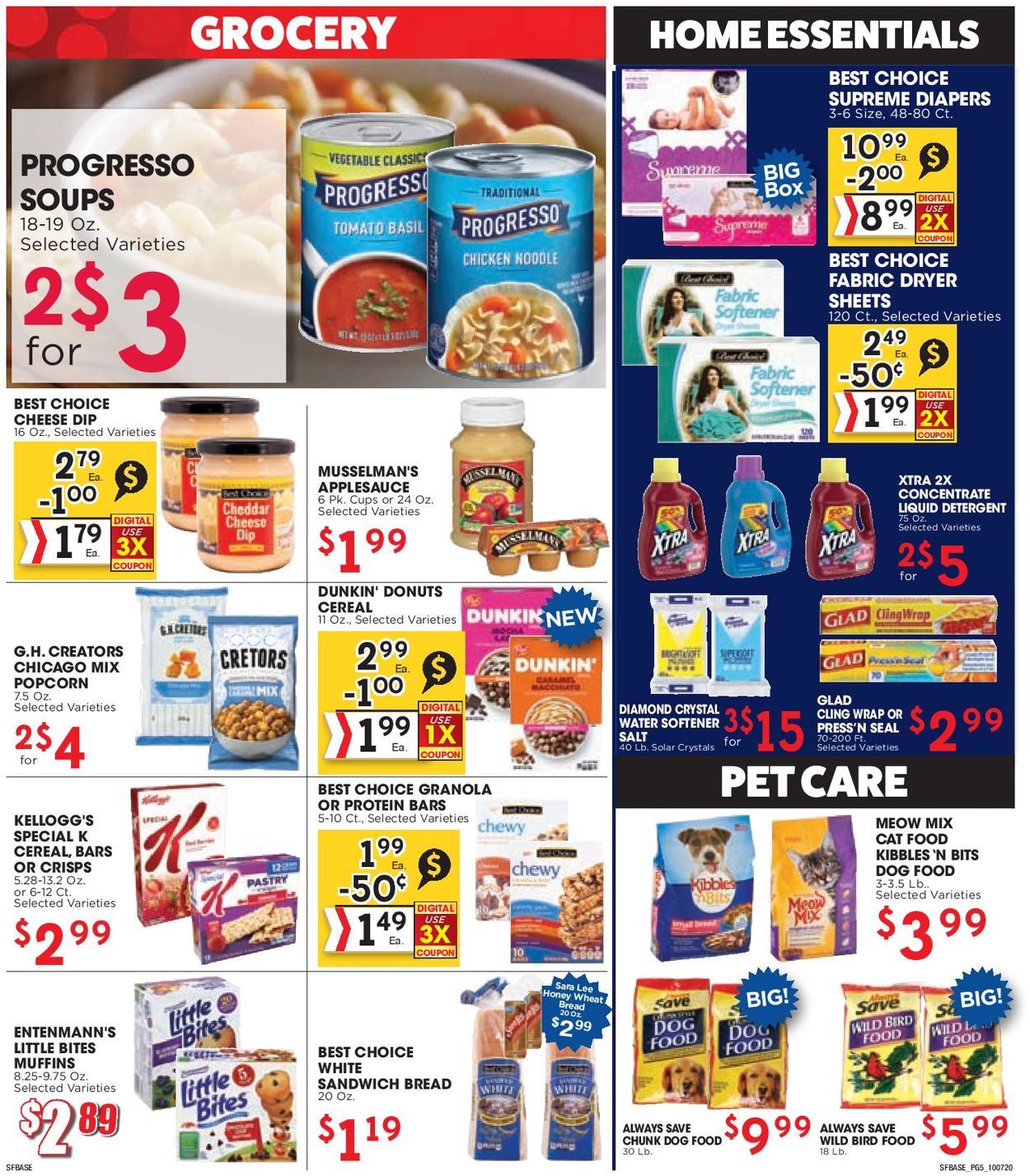 Catalogue Sunshine Foods from 10/07/2020