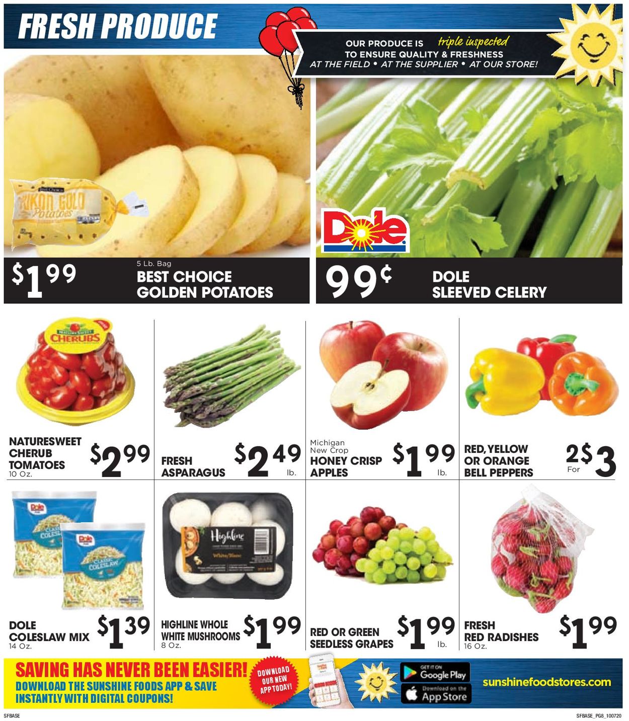 Catalogue Sunshine Foods from 10/07/2020