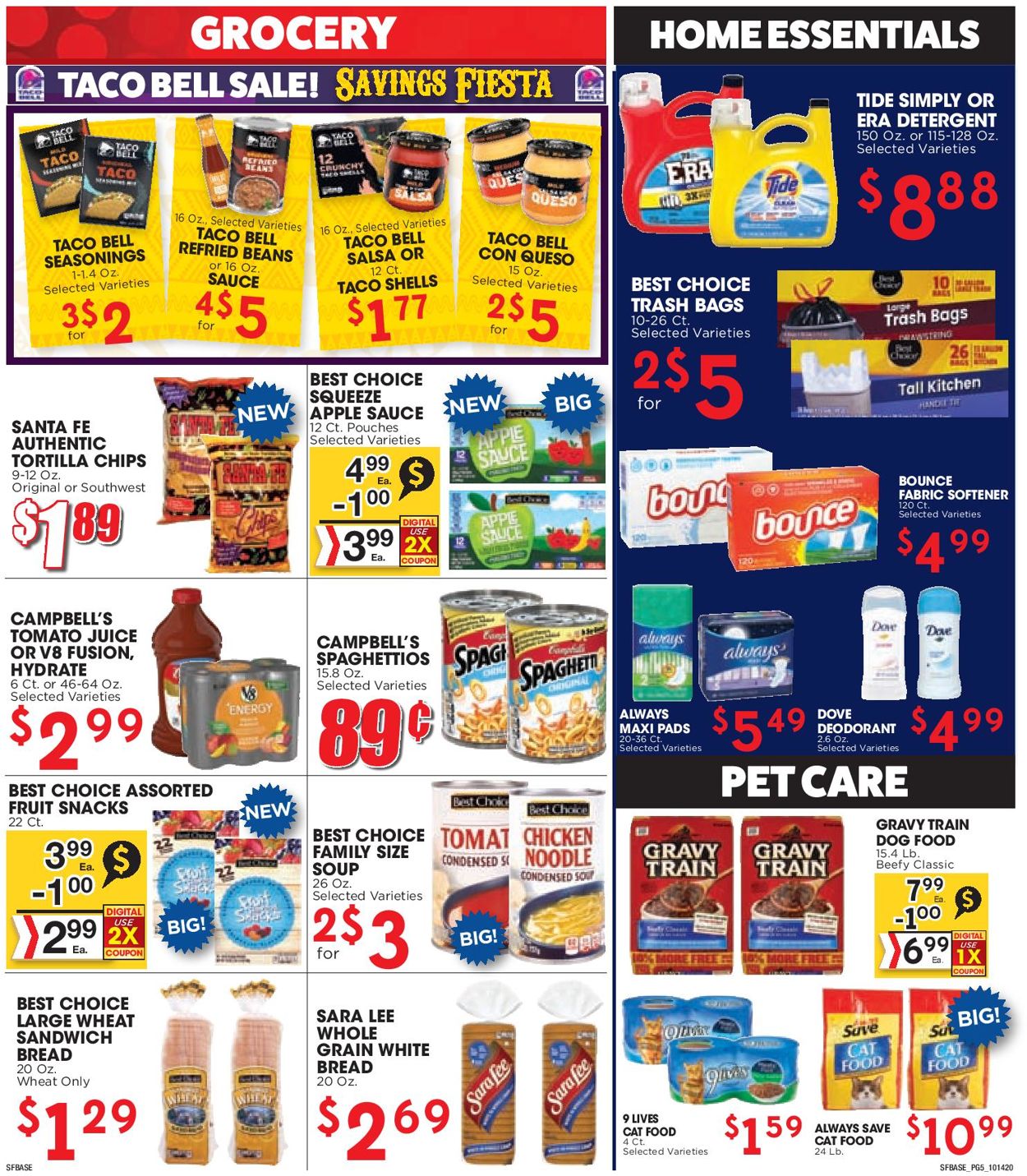 Catalogue Sunshine Foods from 10/14/2020