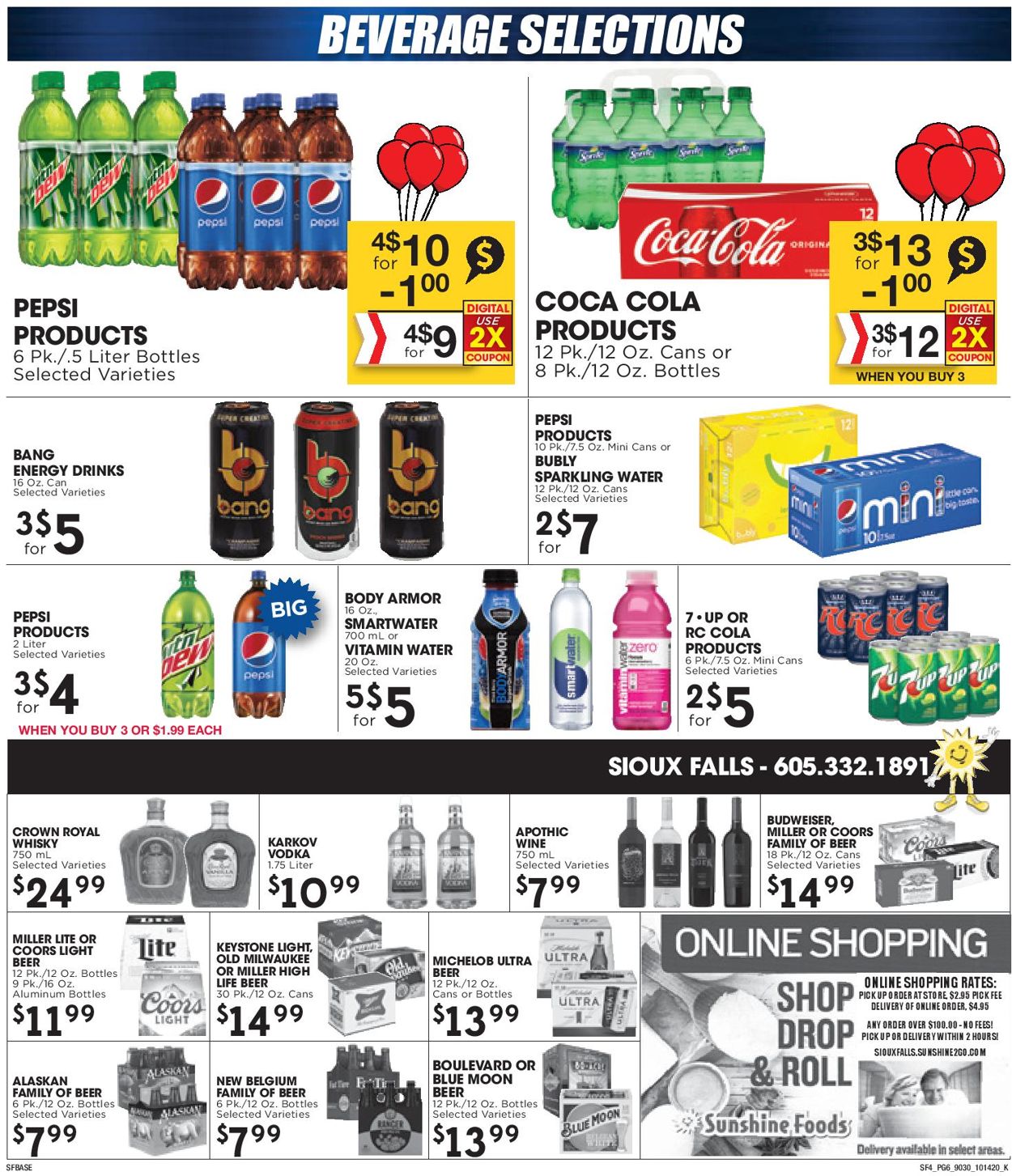 Catalogue Sunshine Foods from 10/14/2020