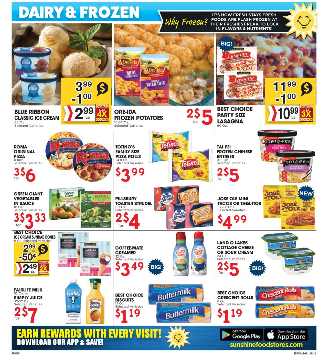 Catalogue Sunshine Foods from 10/21/2020