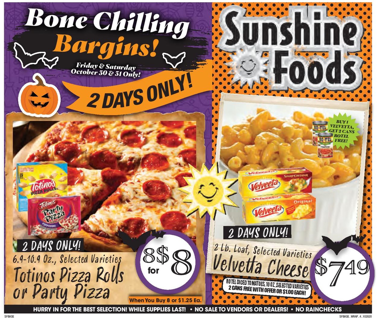 Catalogue Sunshine Foods from 10/28/2020
