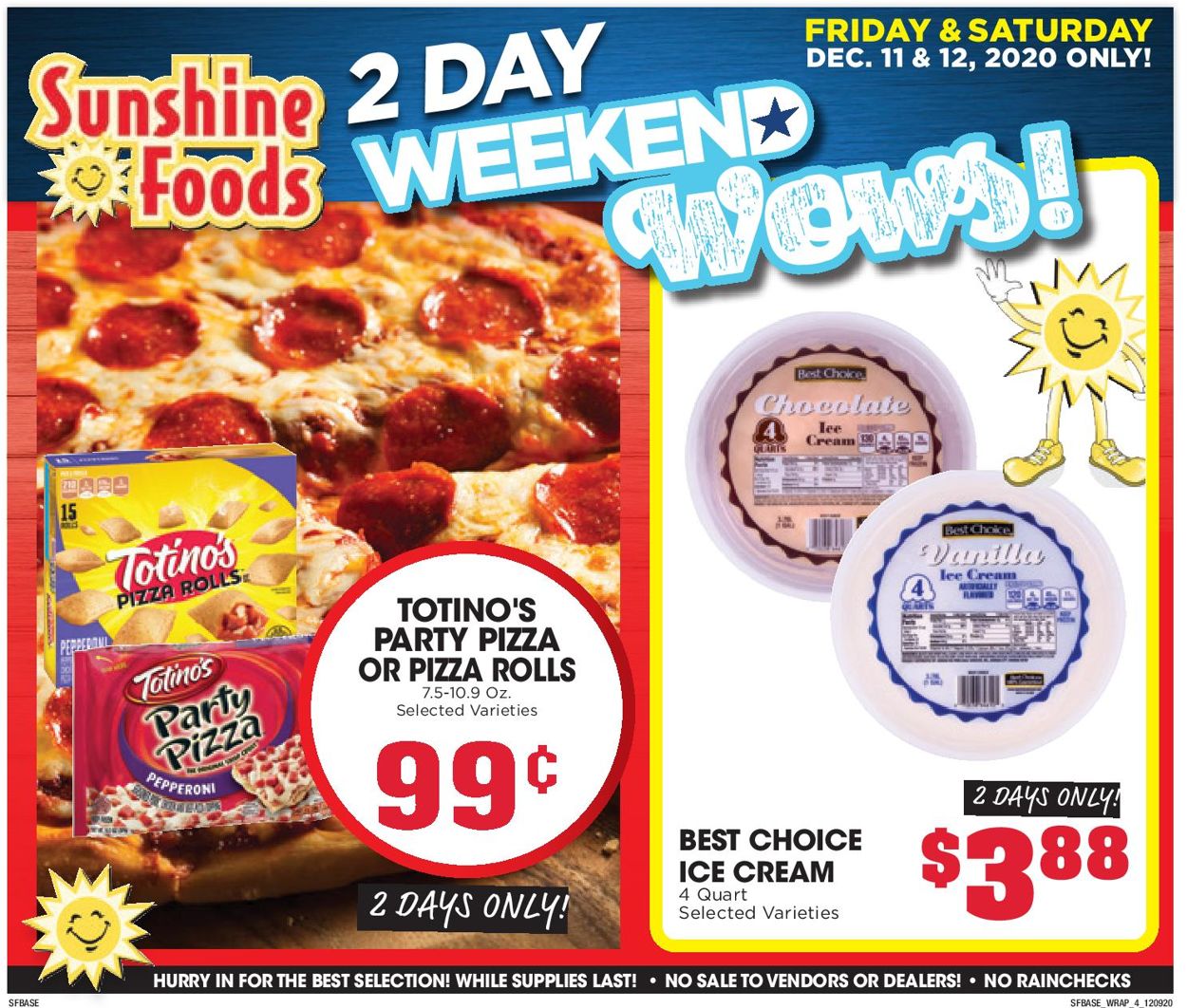 Catalogue Sunshine Foods from 12/09/2020