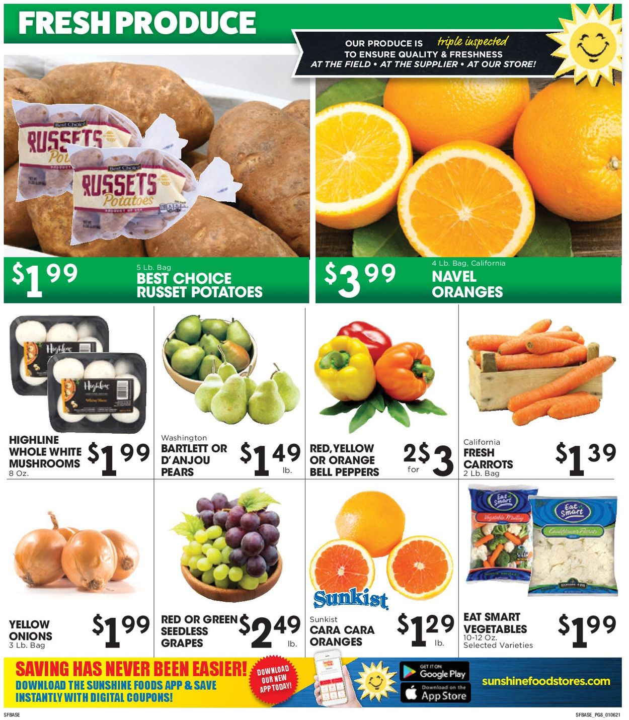Catalogue Sunshine Foods from 01/06/2021