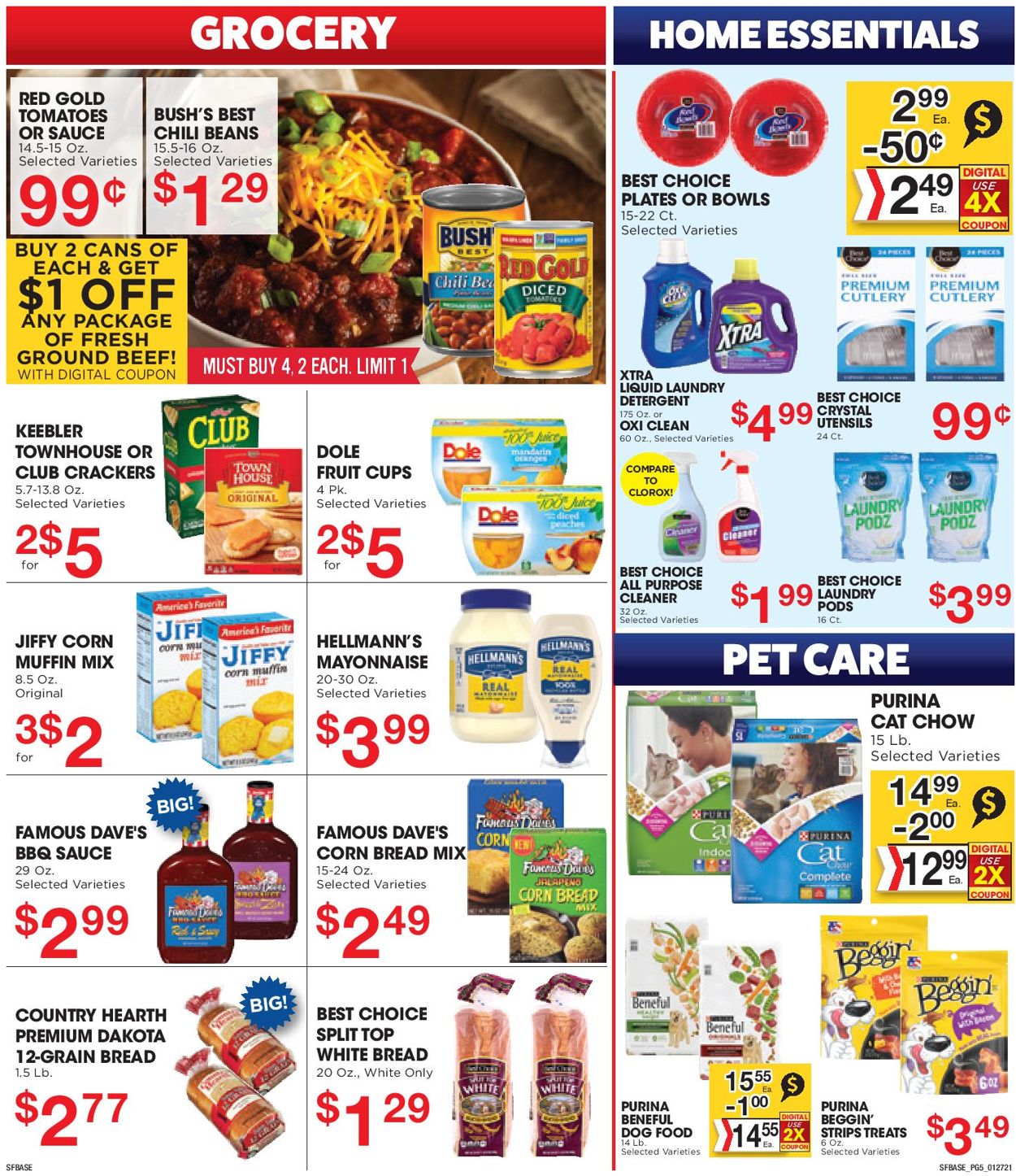 Catalogue Sunshine Foods from 01/27/2021