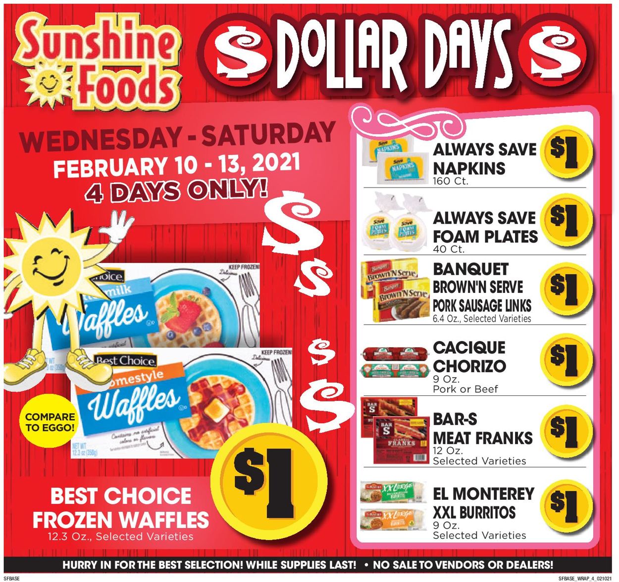 Catalogue Sunshine Foods from 02/10/2021