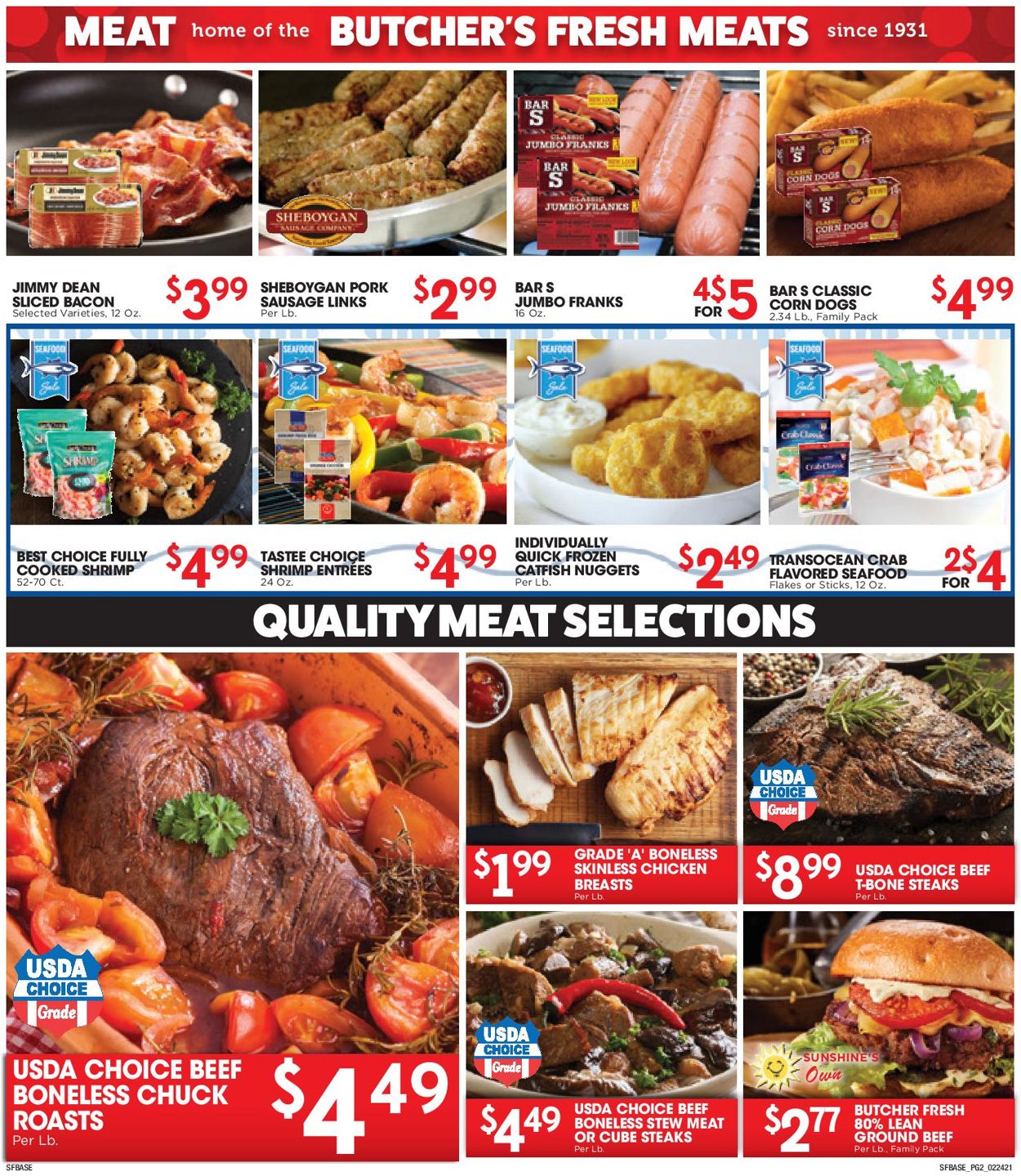 Catalogue Sunshine Foods from 02/24/2021