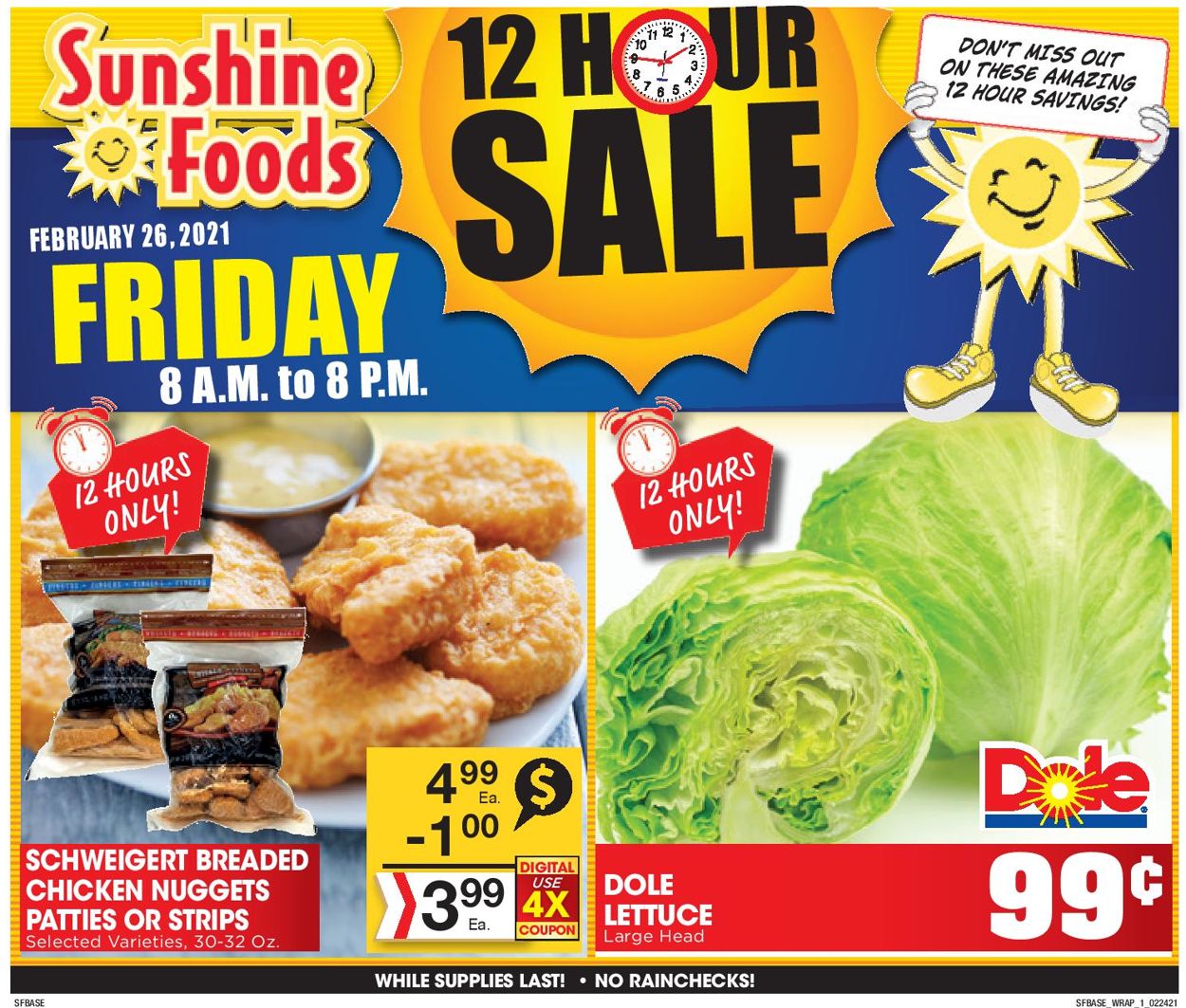 Catalogue Sunshine Foods from 02/24/2021