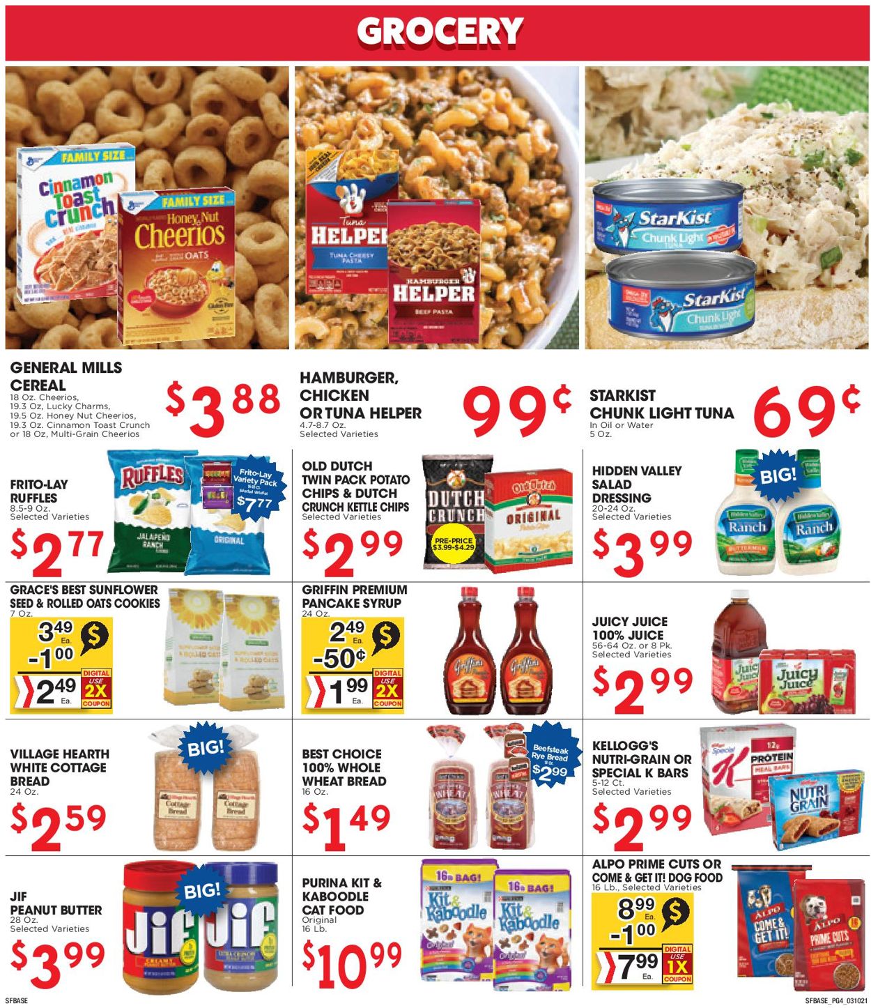 Catalogue Sunshine Foods from 03/10/2021