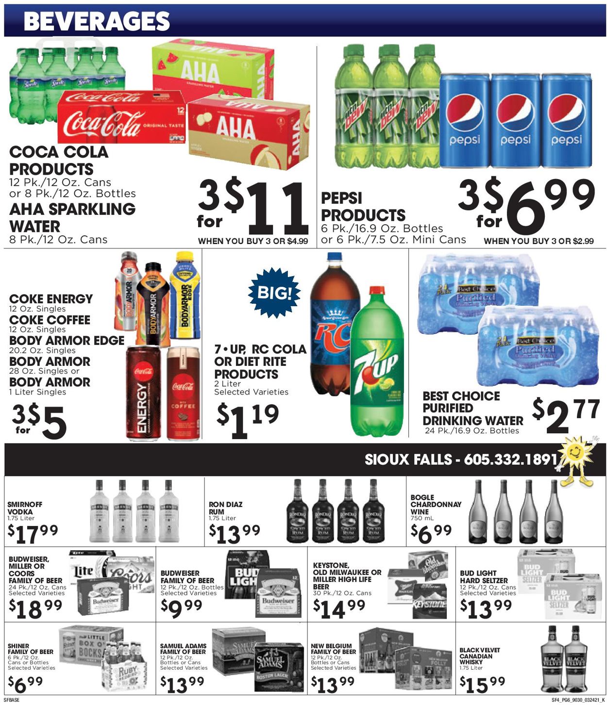 Catalogue Sunshine Foods from 03/24/2021
