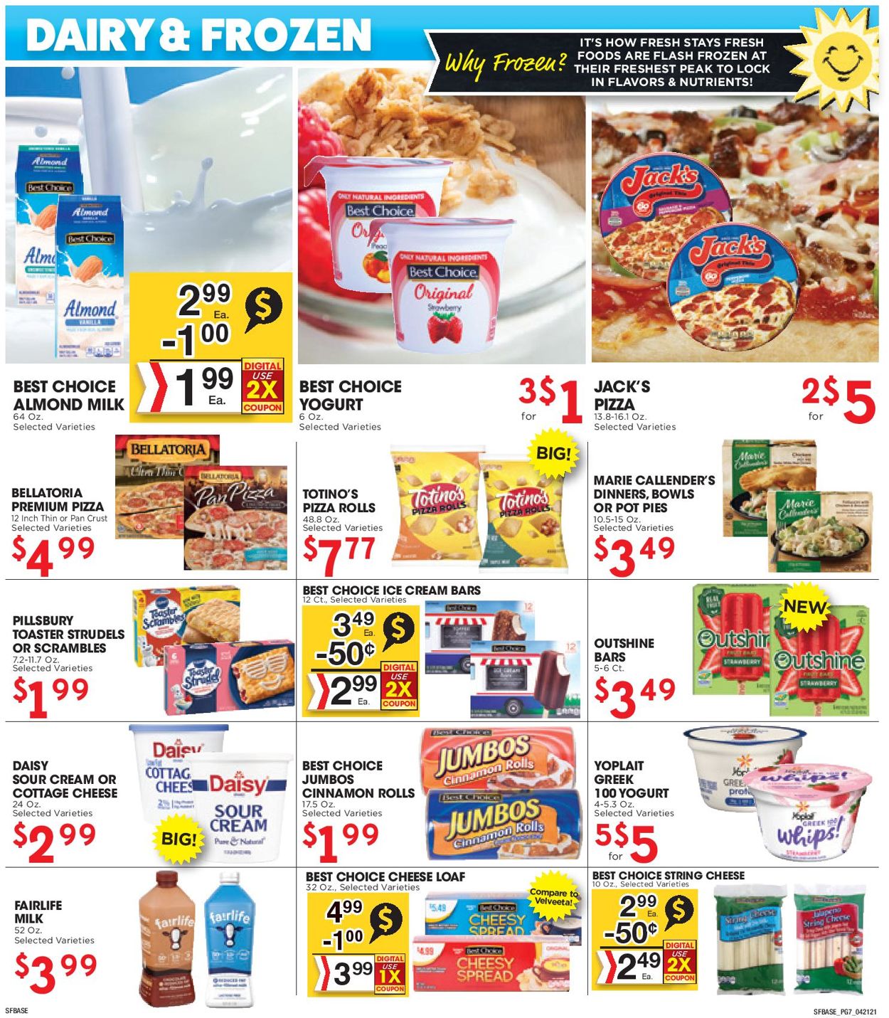 Catalogue Sunshine Foods from 04/21/2021