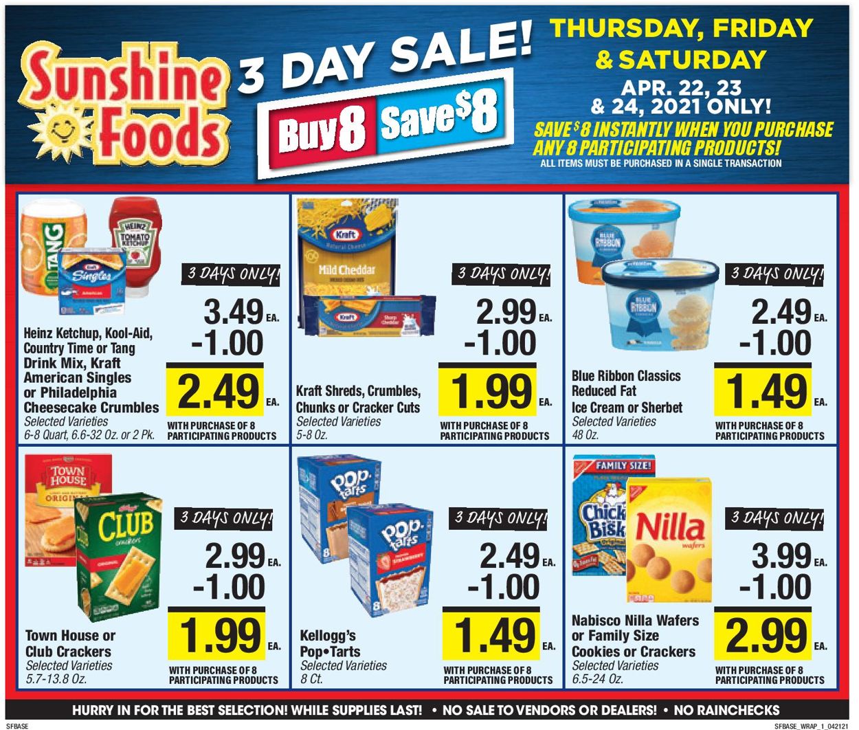 Catalogue Sunshine Foods from 04/21/2021