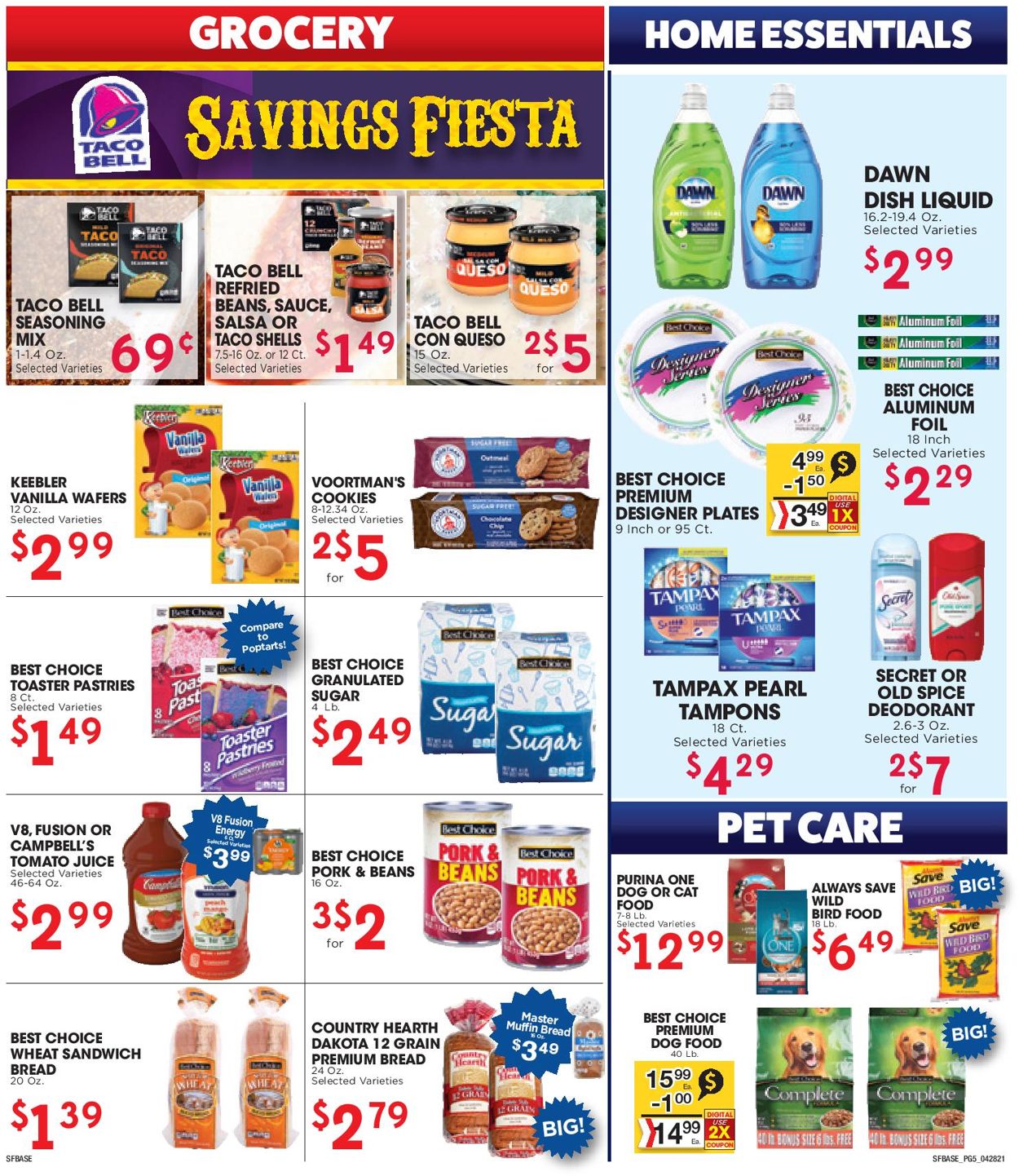 Catalogue Sunshine Foods from 04/28/2021