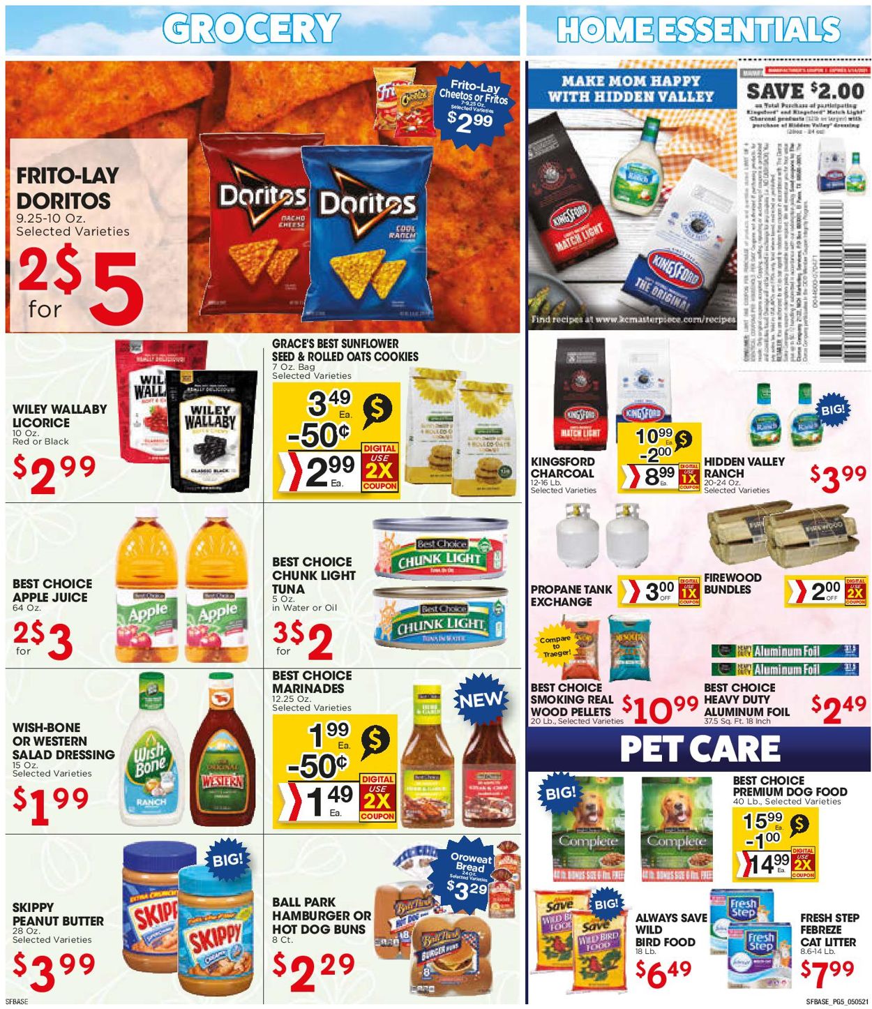 Catalogue Sunshine Foods from 05/05/2021