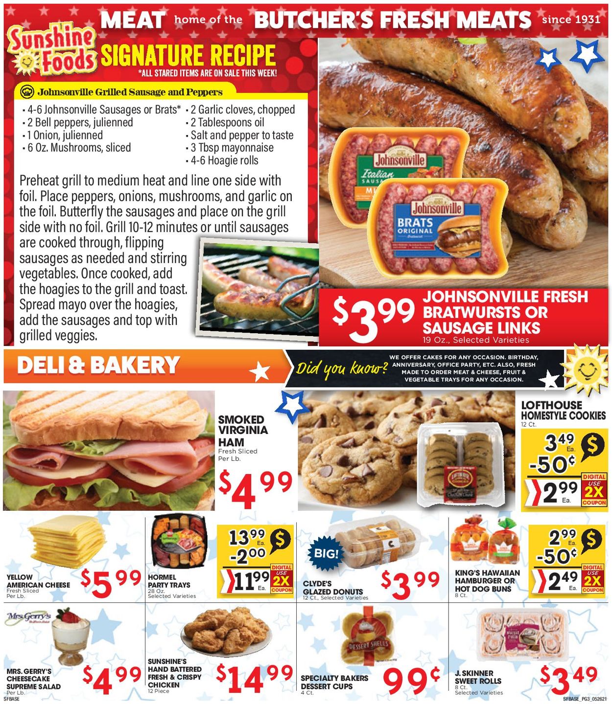 Catalogue Sunshine Foods from 05/26/2021