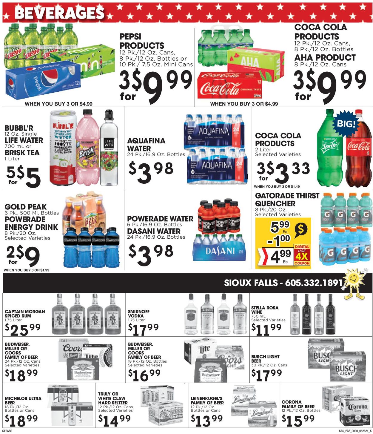 Catalogue Sunshine Foods from 05/26/2021