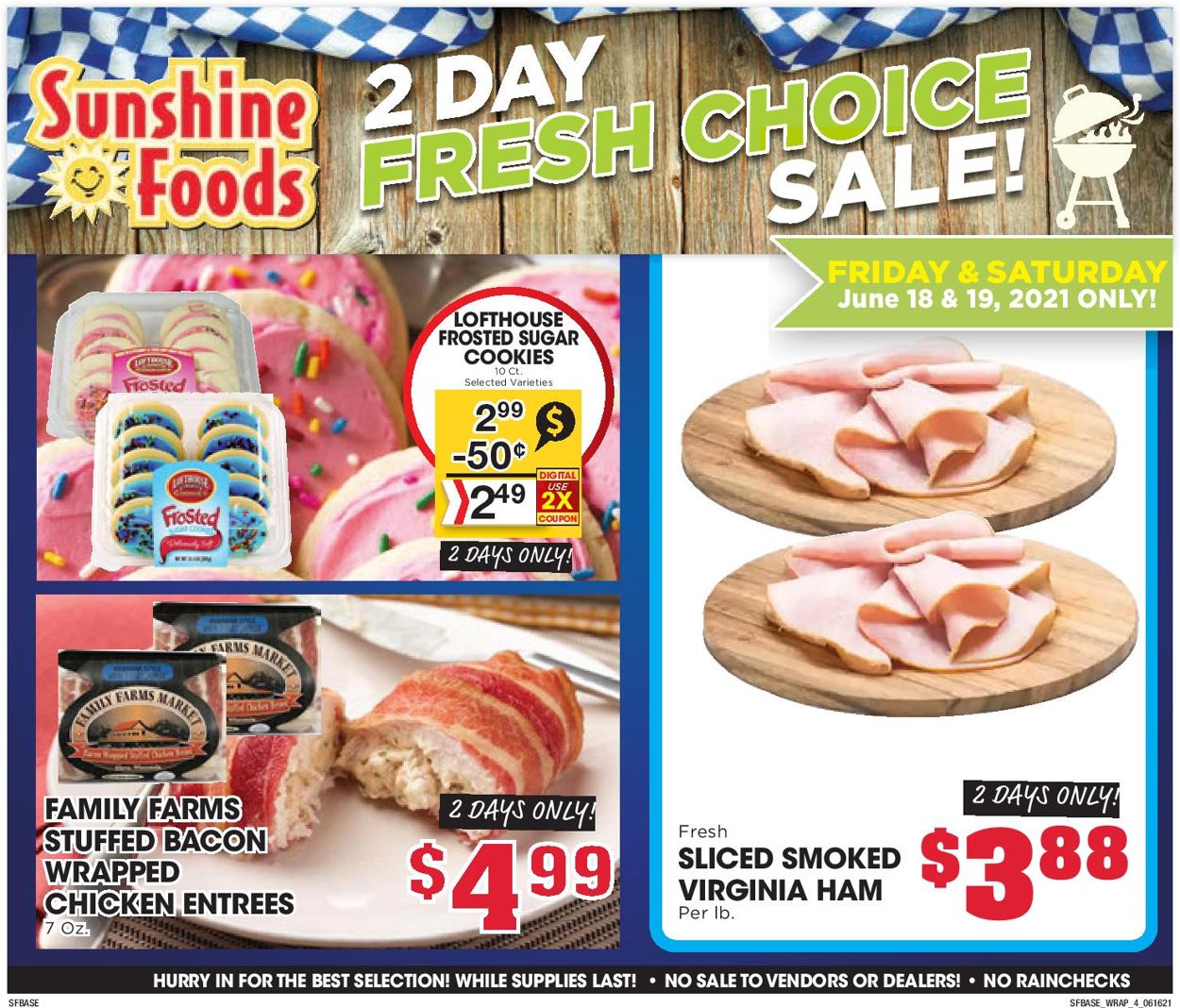 Catalogue Sunshine Foods from 06/16/2021