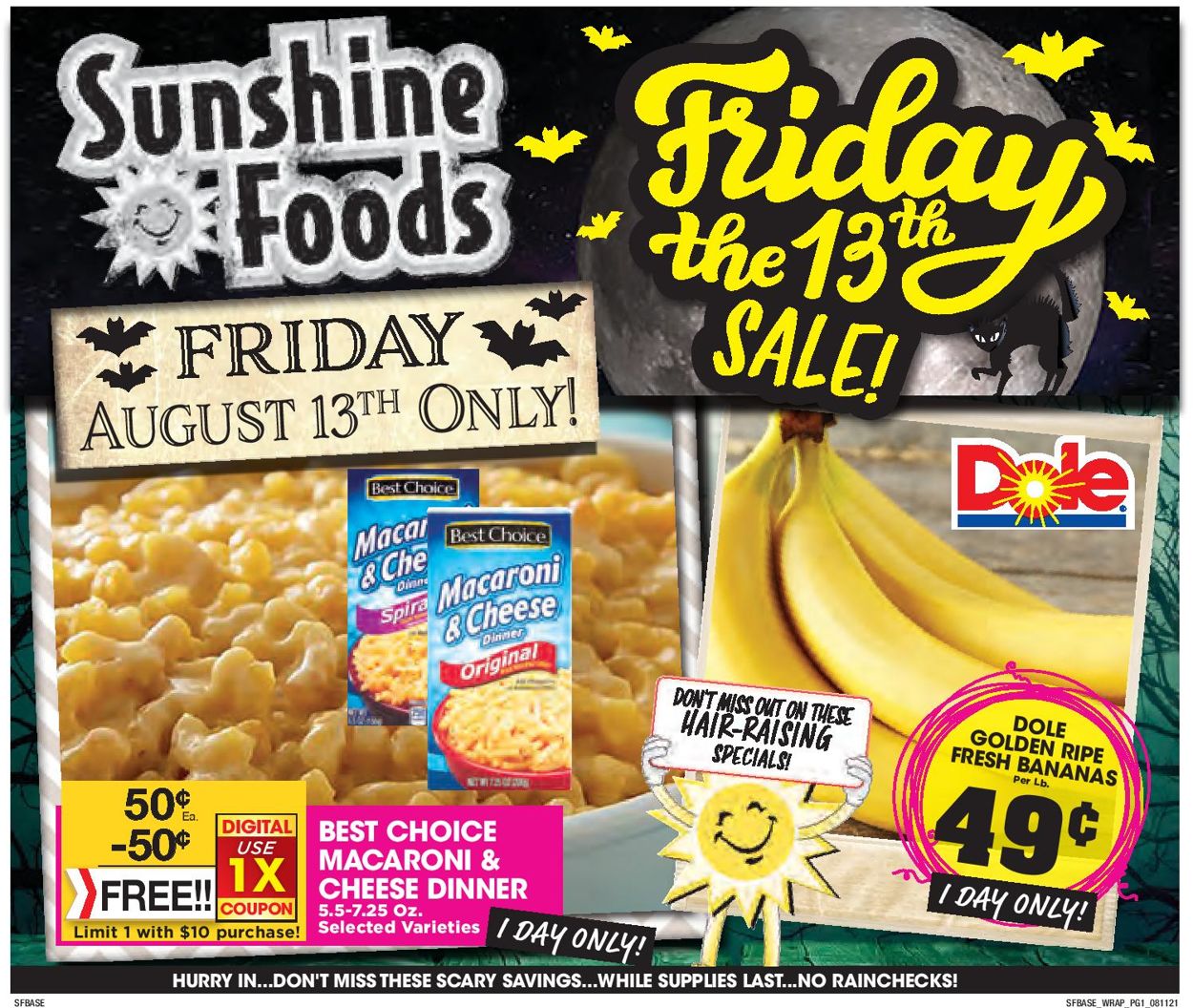 Catalogue Sunshine Foods from 08/11/2021