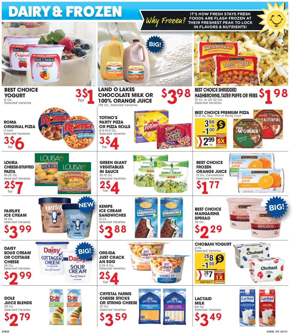 Catalogue Sunshine Foods from 08/18/2021