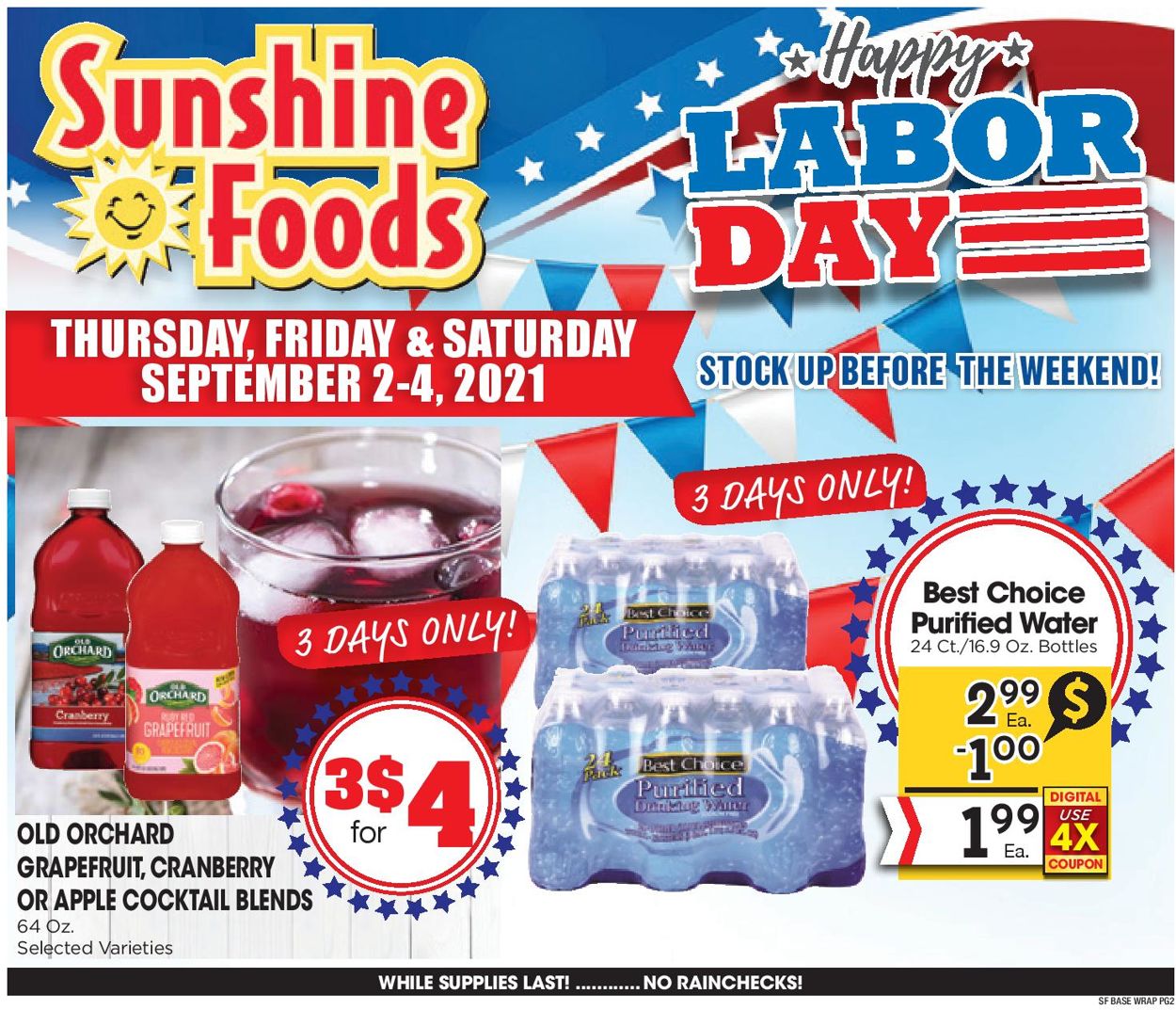 Catalogue Sunshine Foods from 09/01/2021