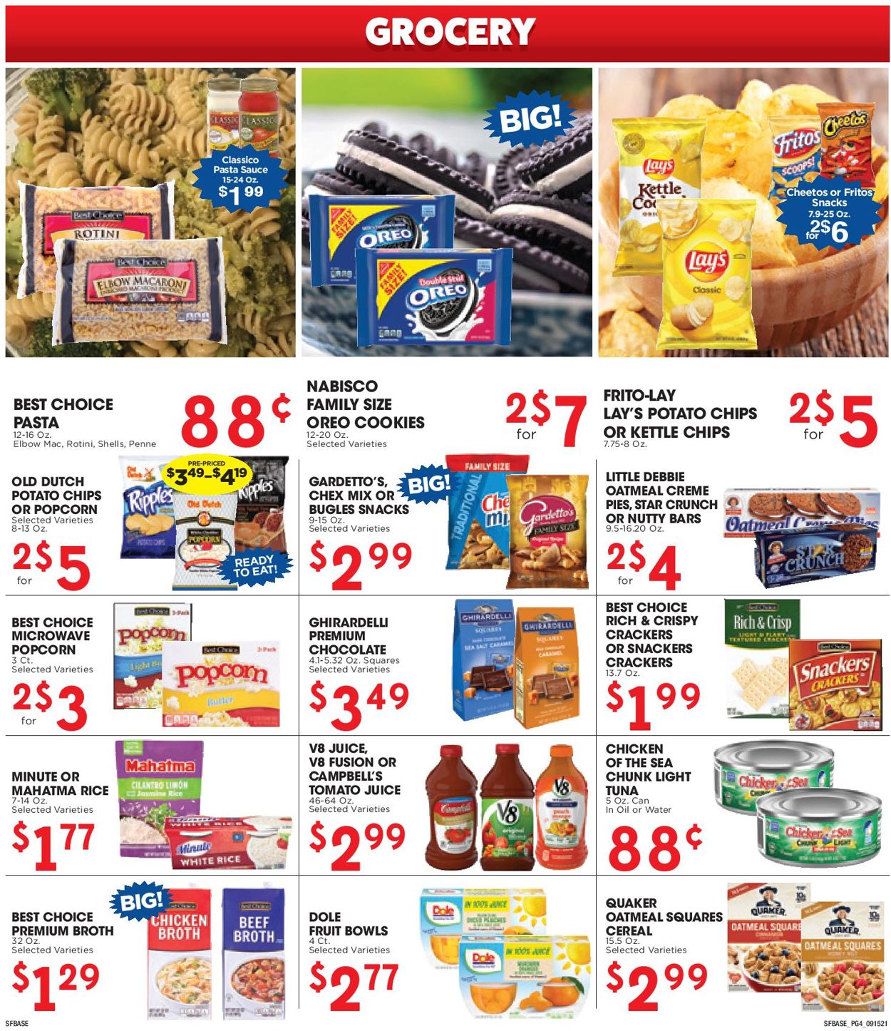 Catalogue Sunshine Foods from 09/15/2021