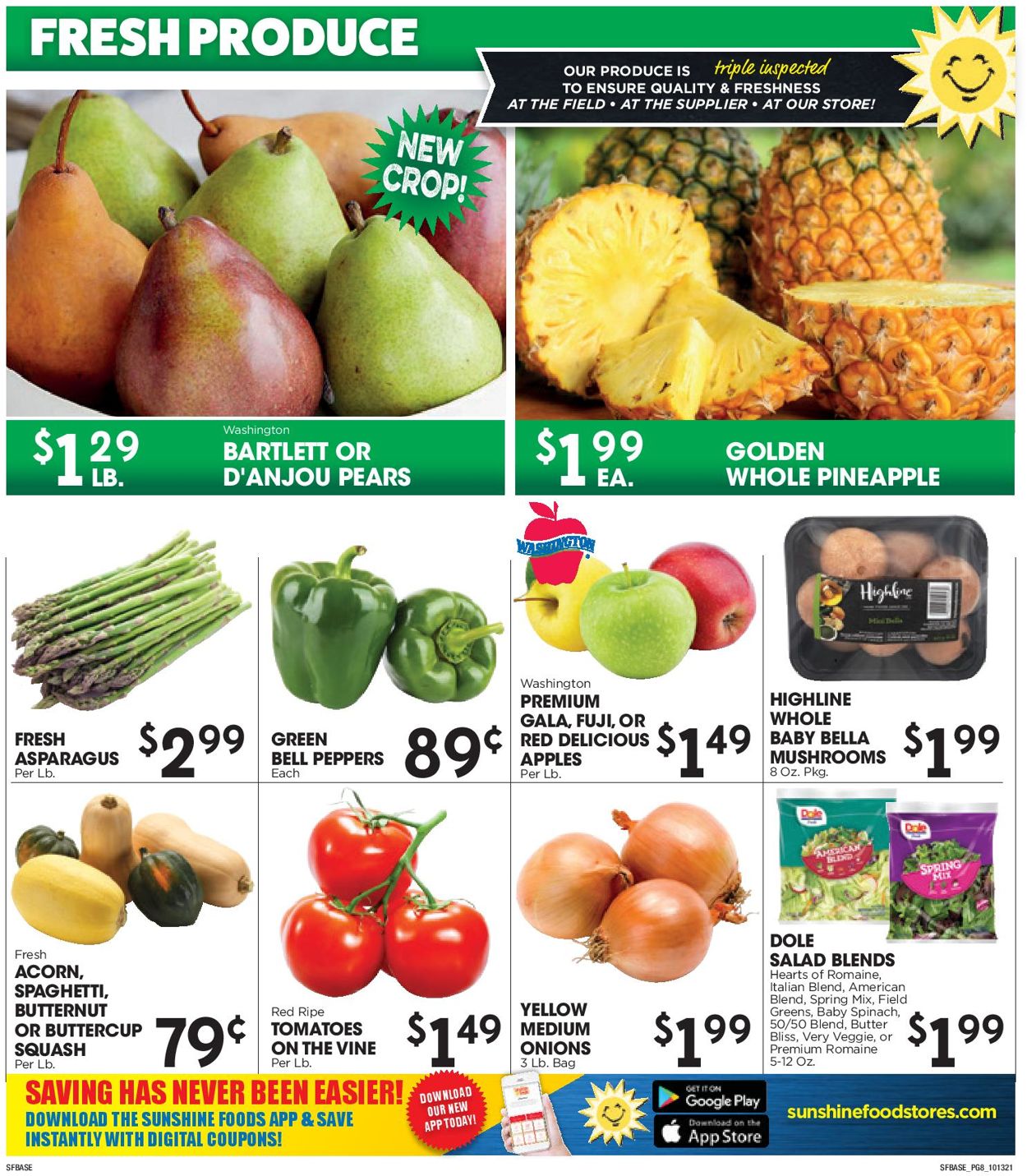 Catalogue Sunshine Foods from 10/13/2021