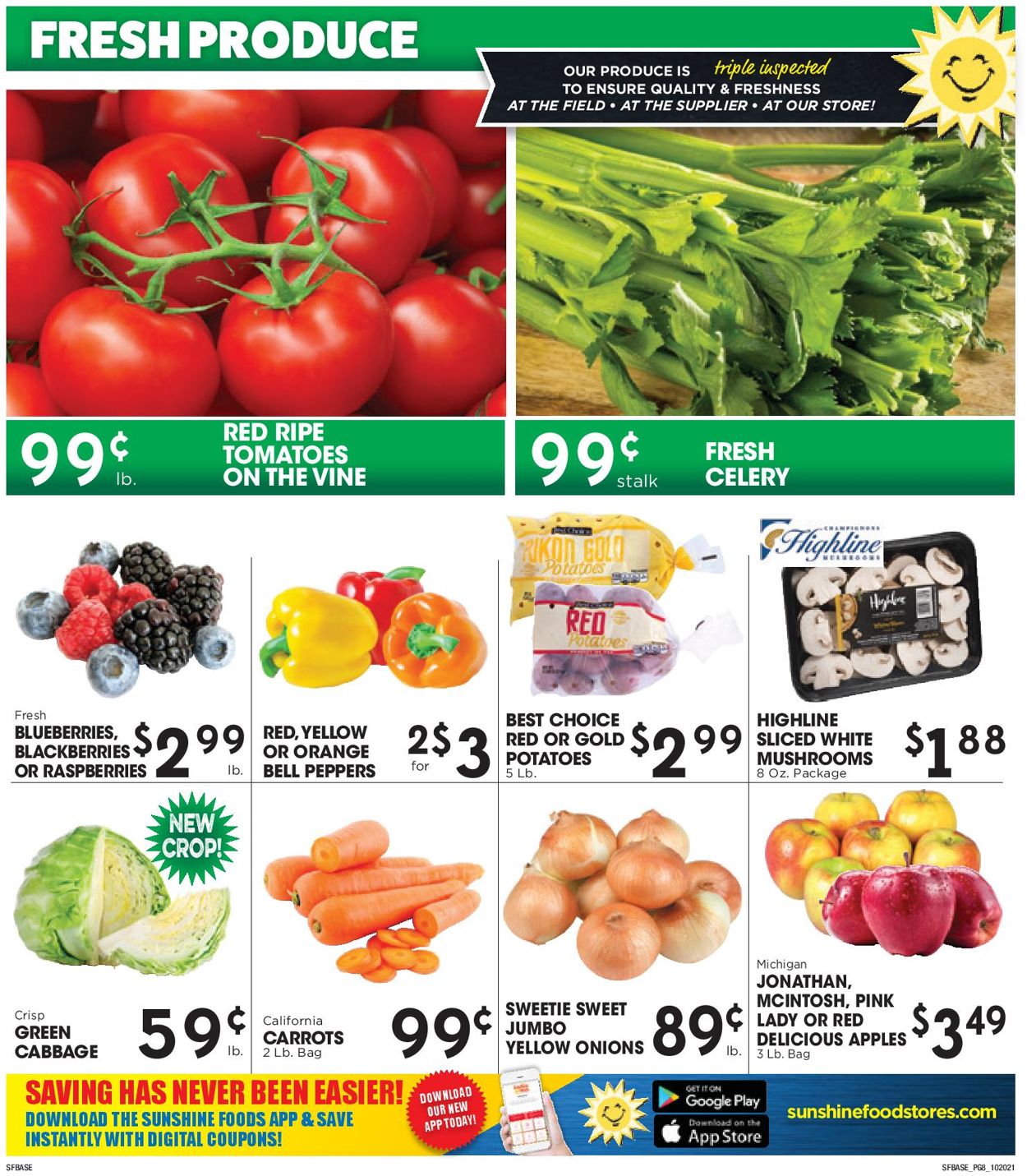 Catalogue Sunshine Foods from 10/20/2021