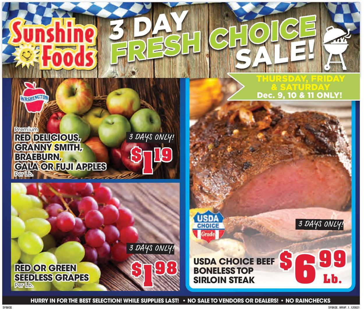 Catalogue Sunshine Foods from 12/08/2021