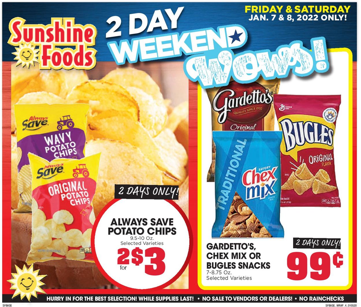 Catalogue Sunshine Foods from 01/05/2022